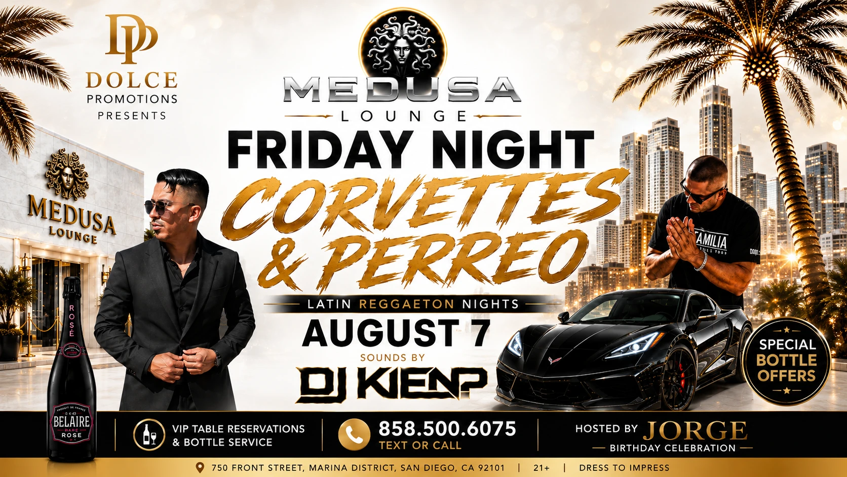 Corvettes & Perreo At Medusa Lounge Cover