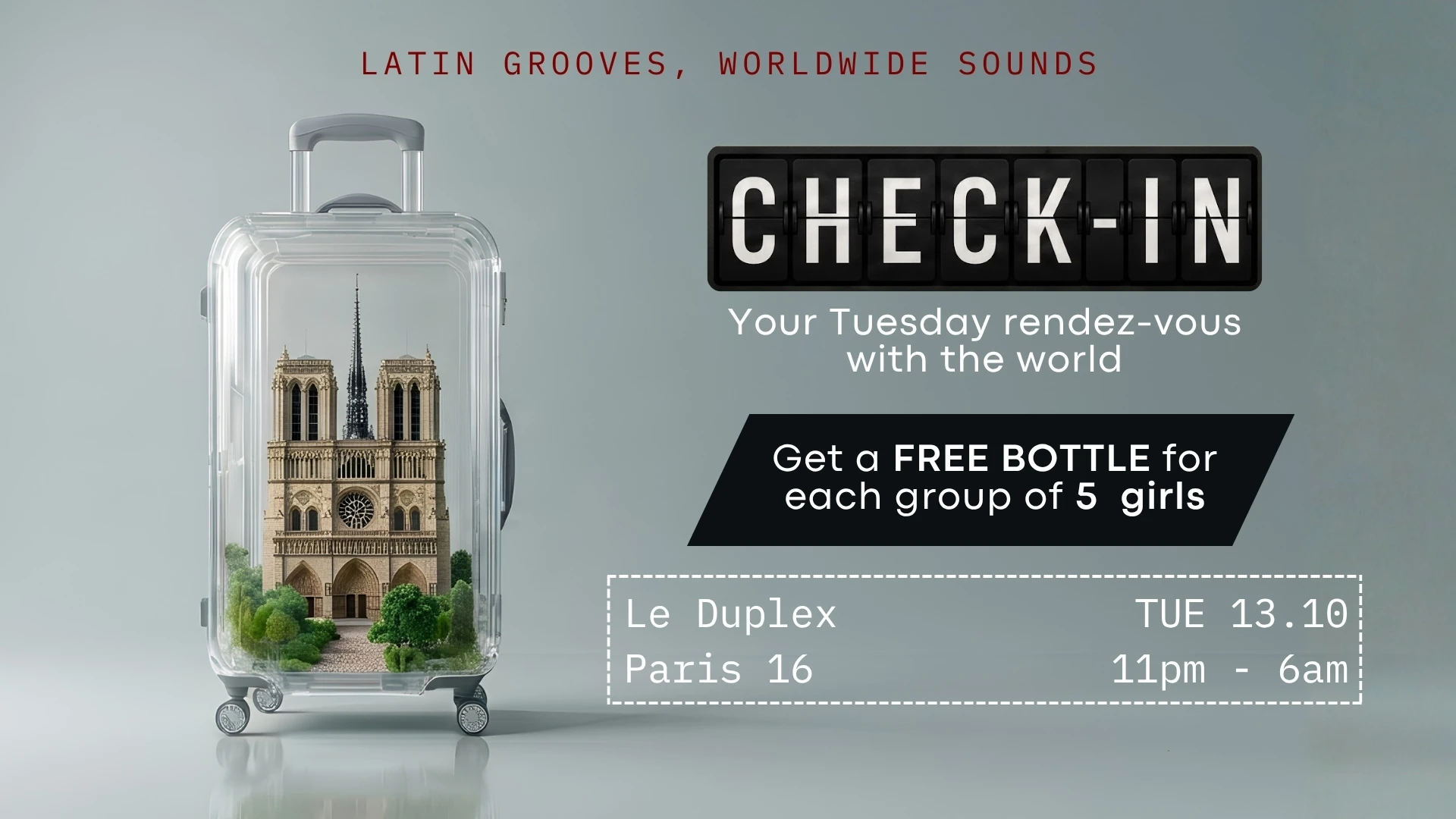 Erasmus — Check-In — Duplex — Flight 008: Paris Cover
