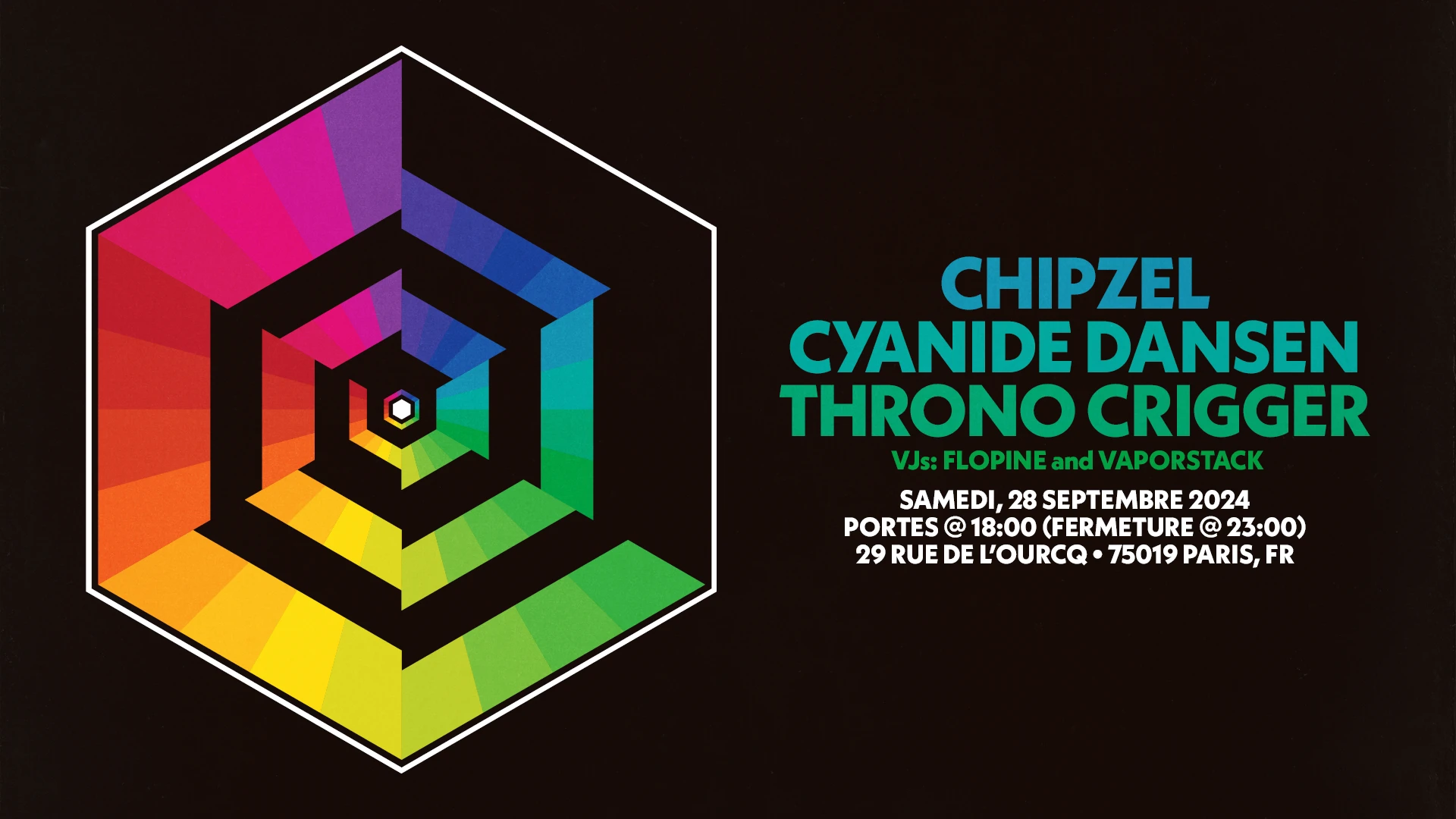 Chipzel / Cyanide Dansen / Thronocrigger Cover