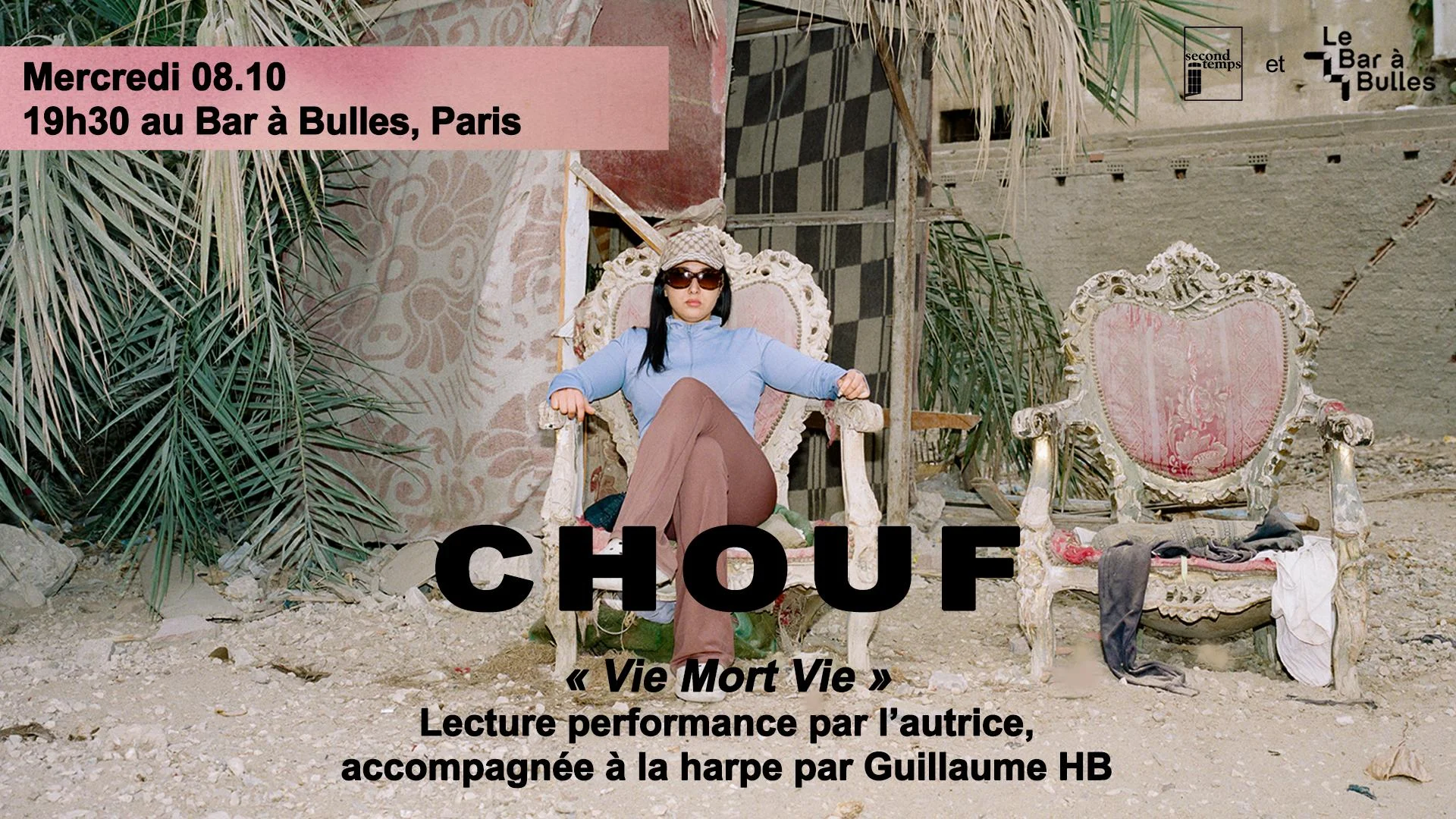 Écrits-Vins Apéro Littéraire - Chouf Cover