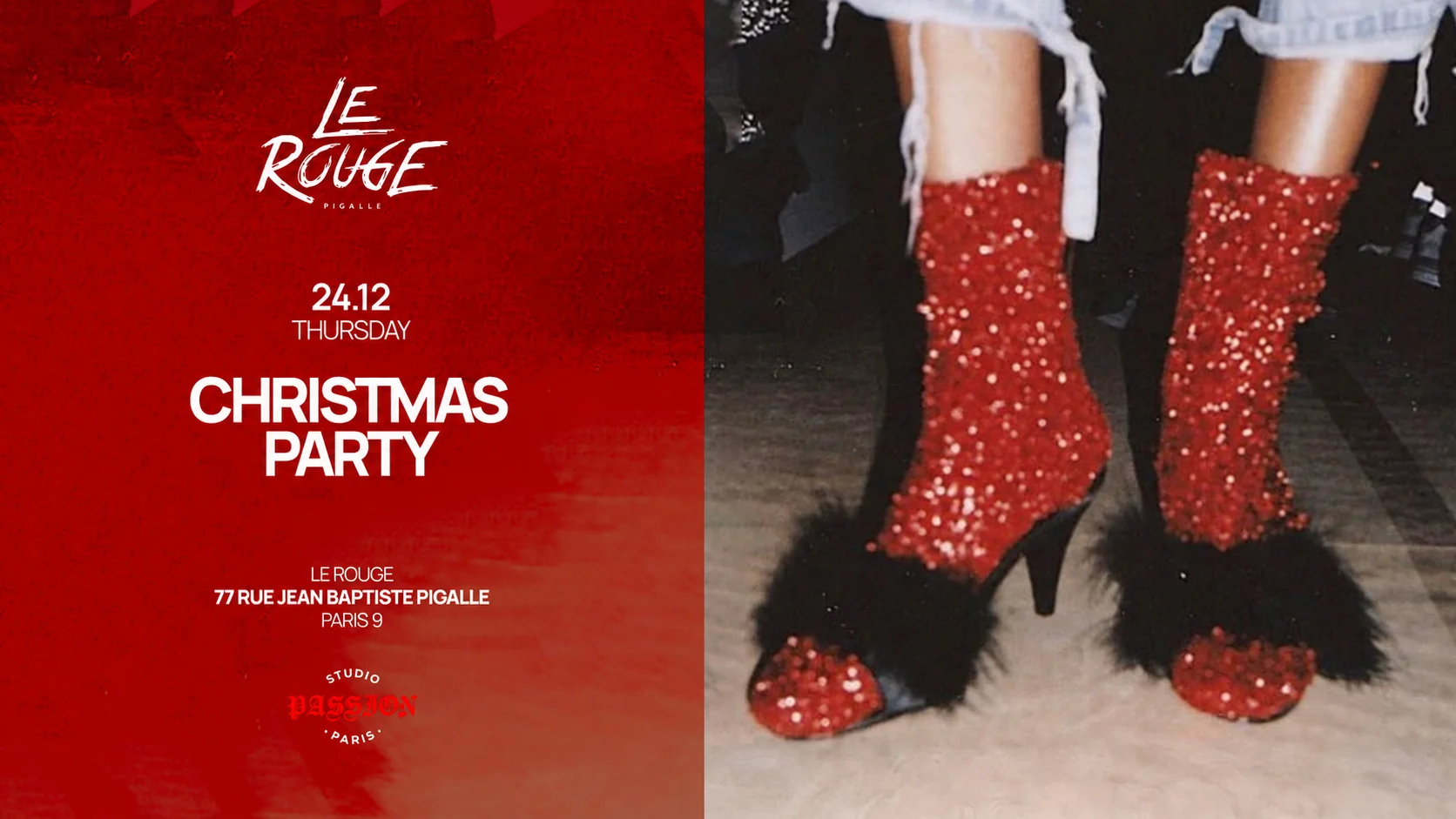 Le Rouge - Christmas Party - Thursday 24th December Cover
