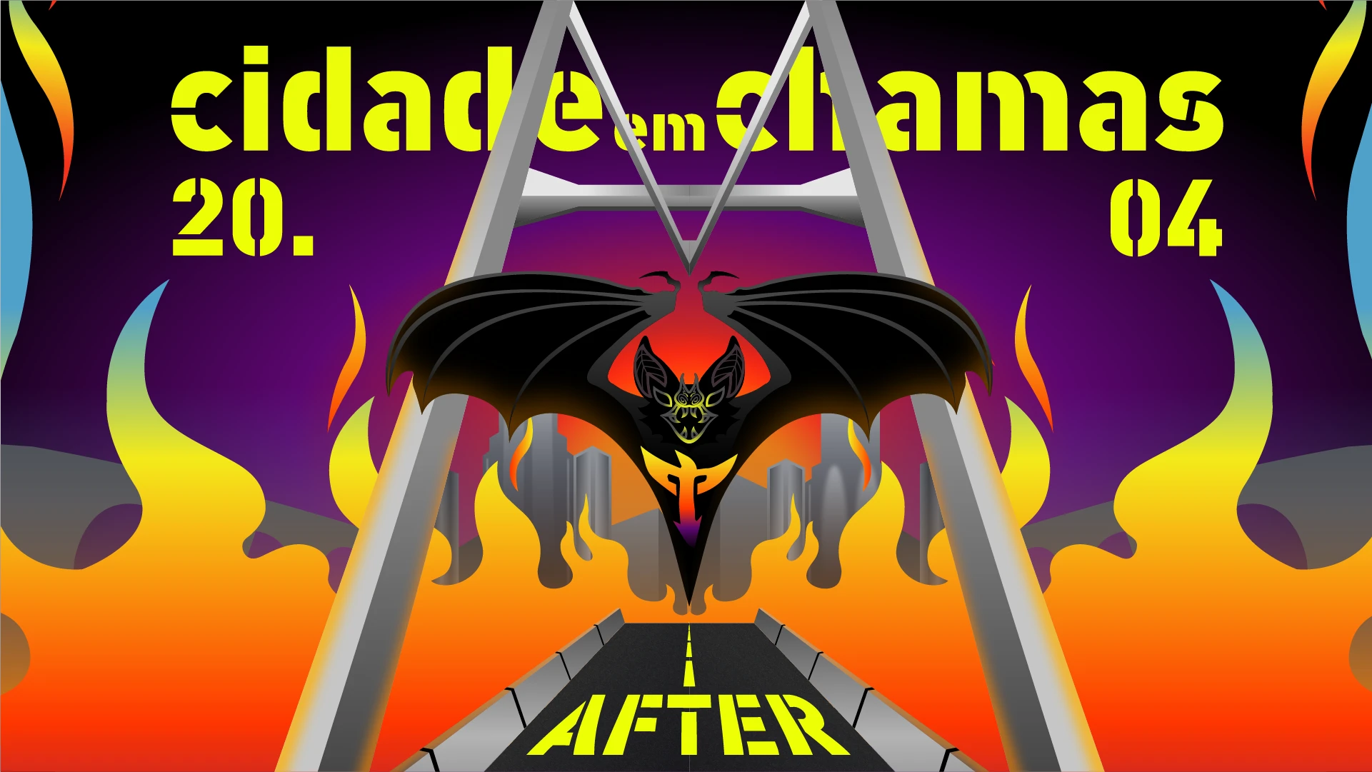 Cidade Em Chamas // After Cover