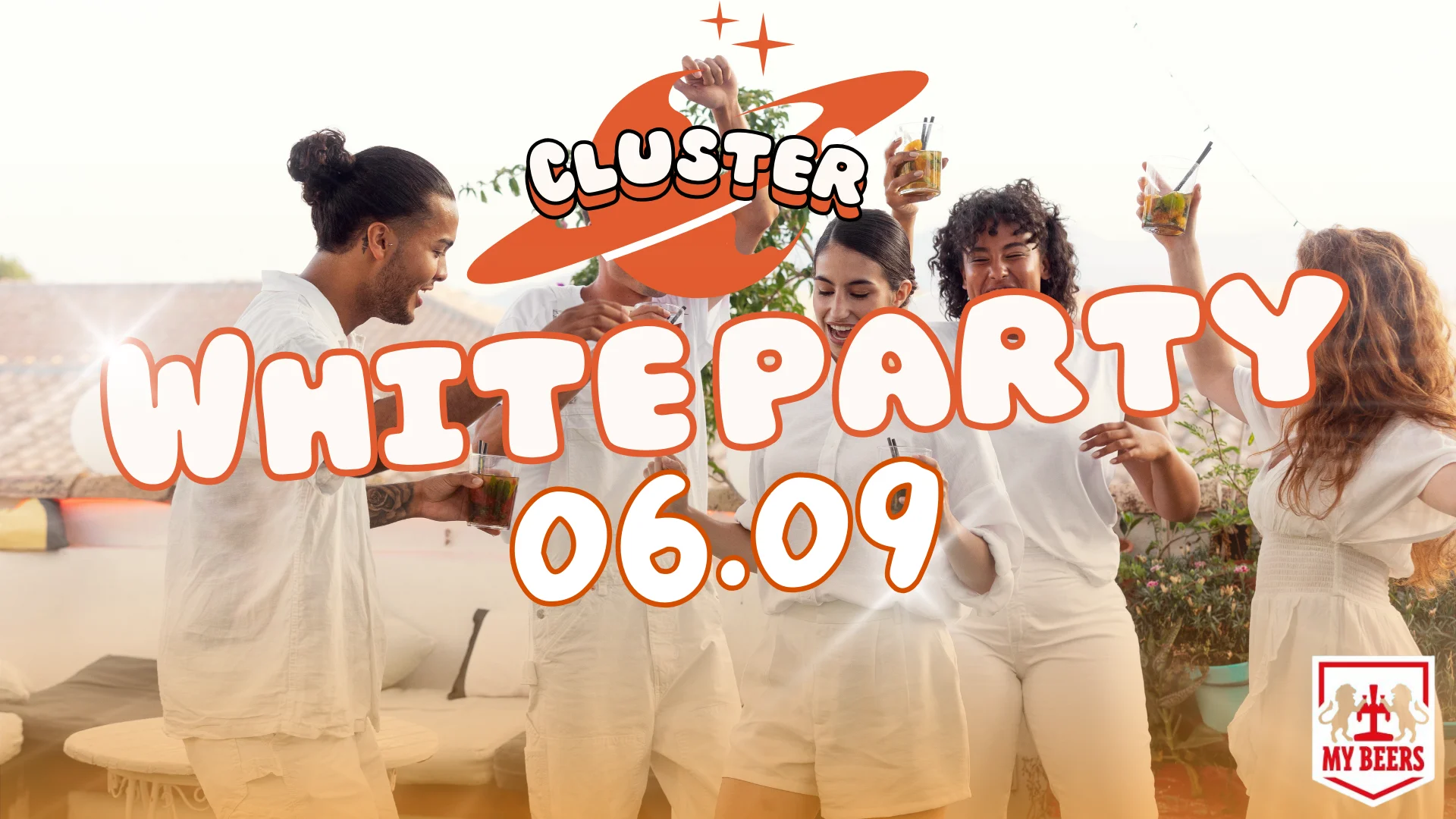 Cluster White Party X Mybeers Cover