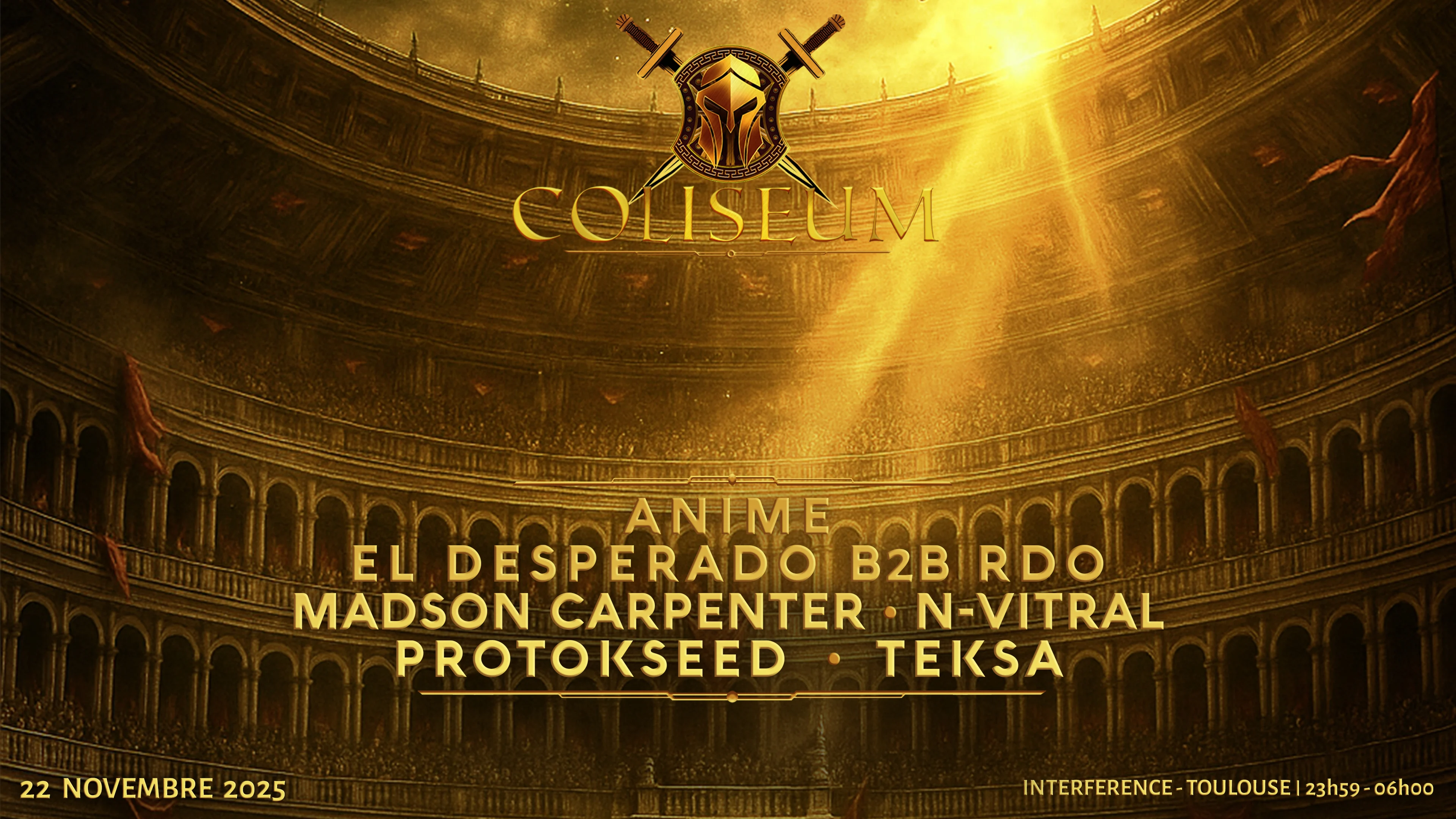Coliseum X Interference : Anime, N-Vitral, Protokseed, Teksa Cover
