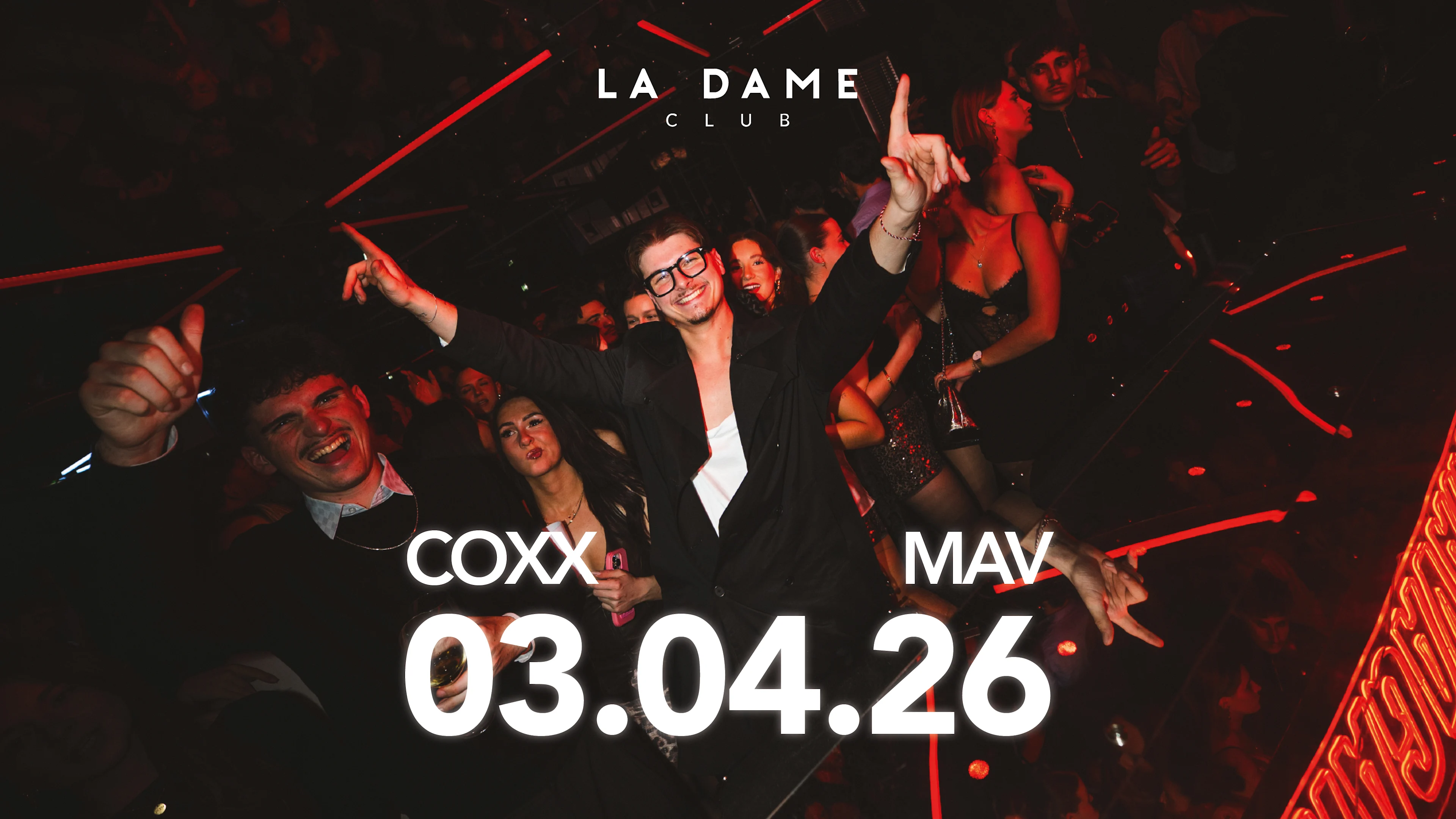 La Dame // Ven 03 Avril // Coxx - Mav Cover