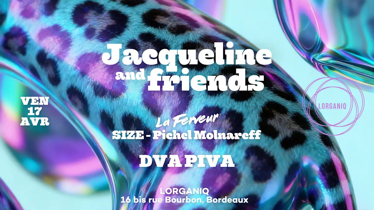 Jacqueline And Friends Vol 1 W/ La Ferveur & Club Sandwich Cover