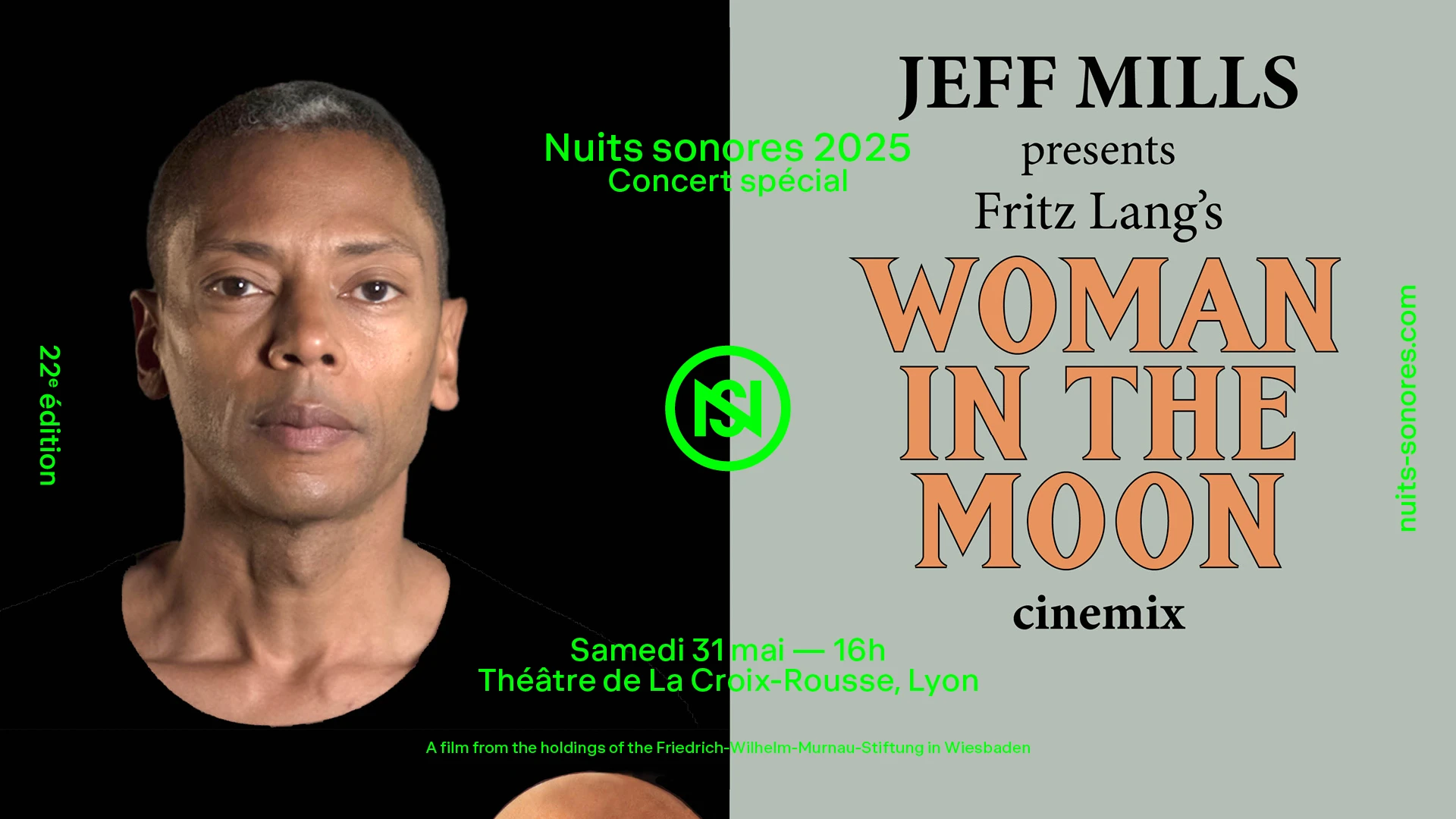 Nuits Sonores: Jeff Mills Presents Woman In The Moon Cinemix Cover