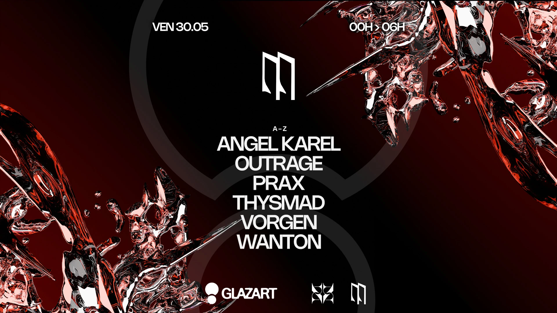 Omega Techno : Angel Karel, Outrage, Prax, Wanton Cover
