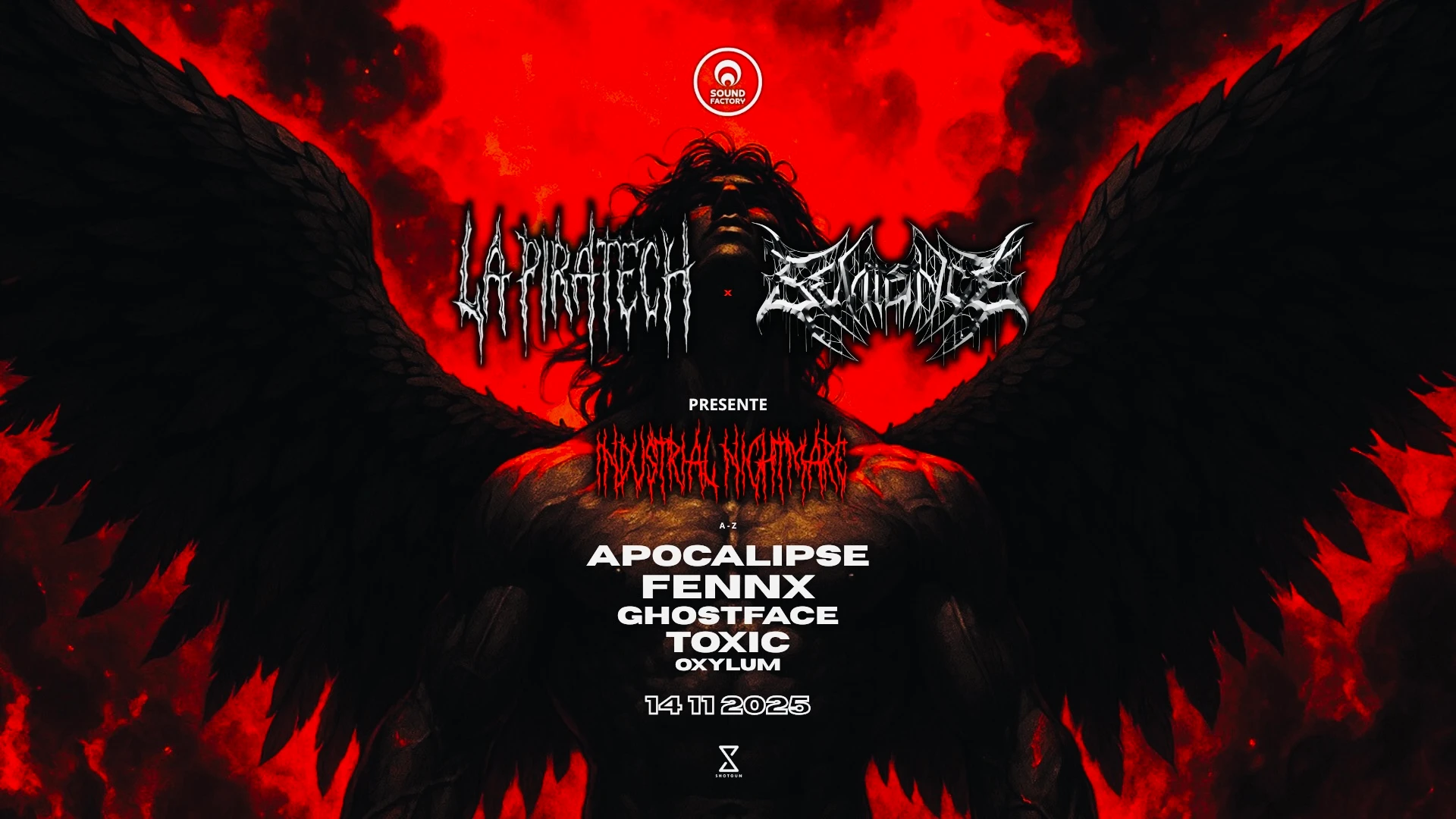 —| La Piratech X Sentence |— Industrial Nightmare Cover
