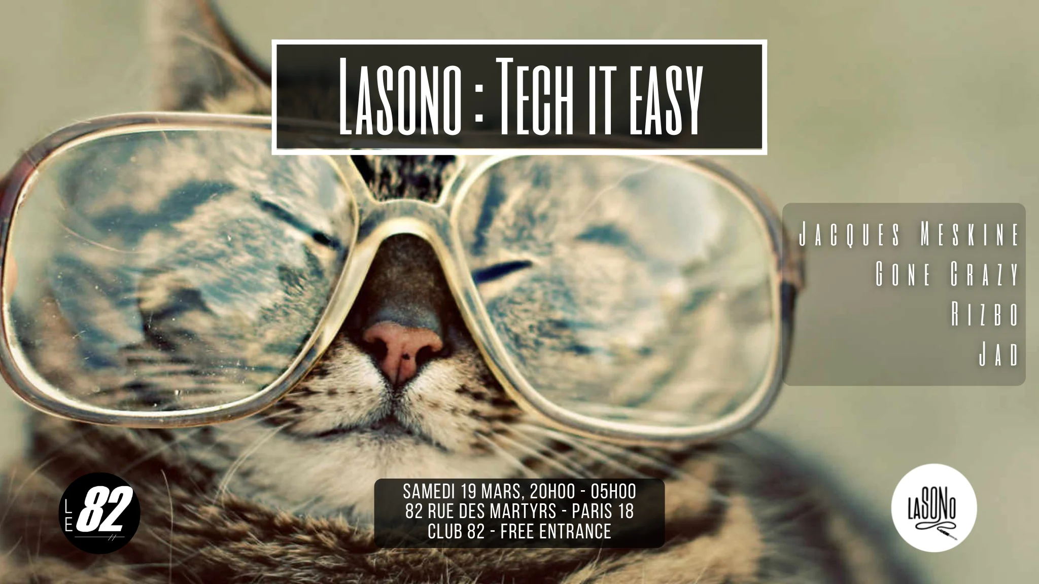 Lasono: Tech It Easy (Free) Cover
