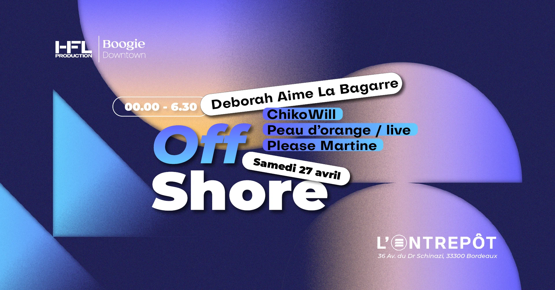 Off Shore Invite Deborah Aime La Bagarre Cover