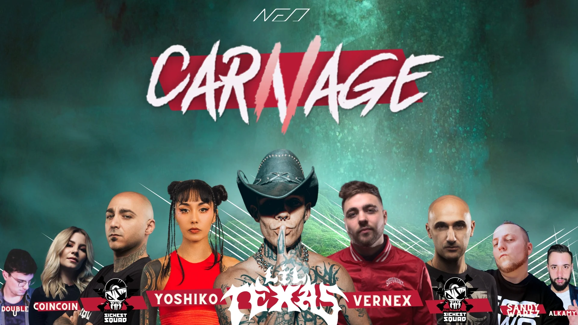 Lil Texas + Yoshiko +The Sickest Squad + Vernex & Friends Cover