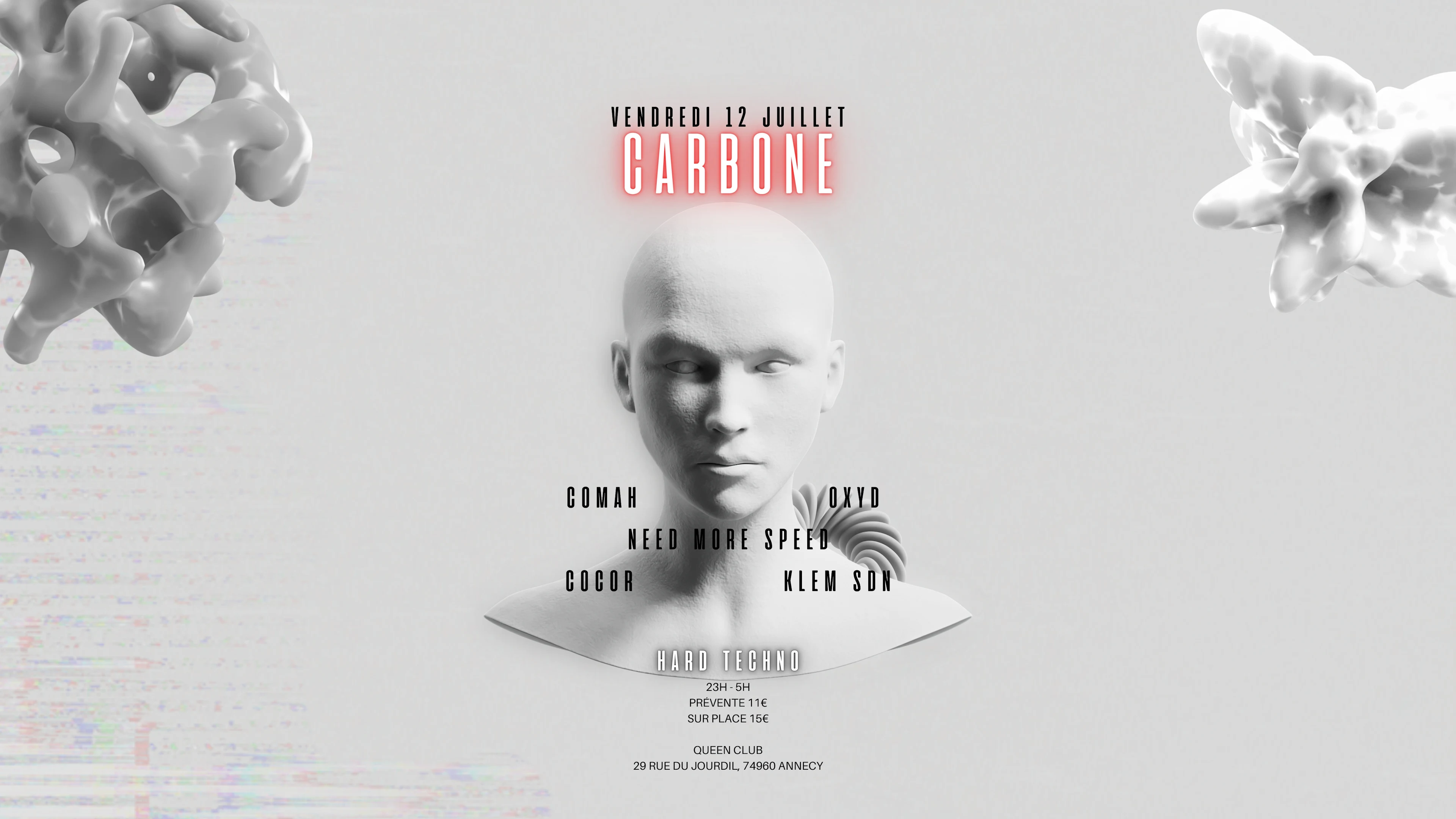 Carbone White Cover