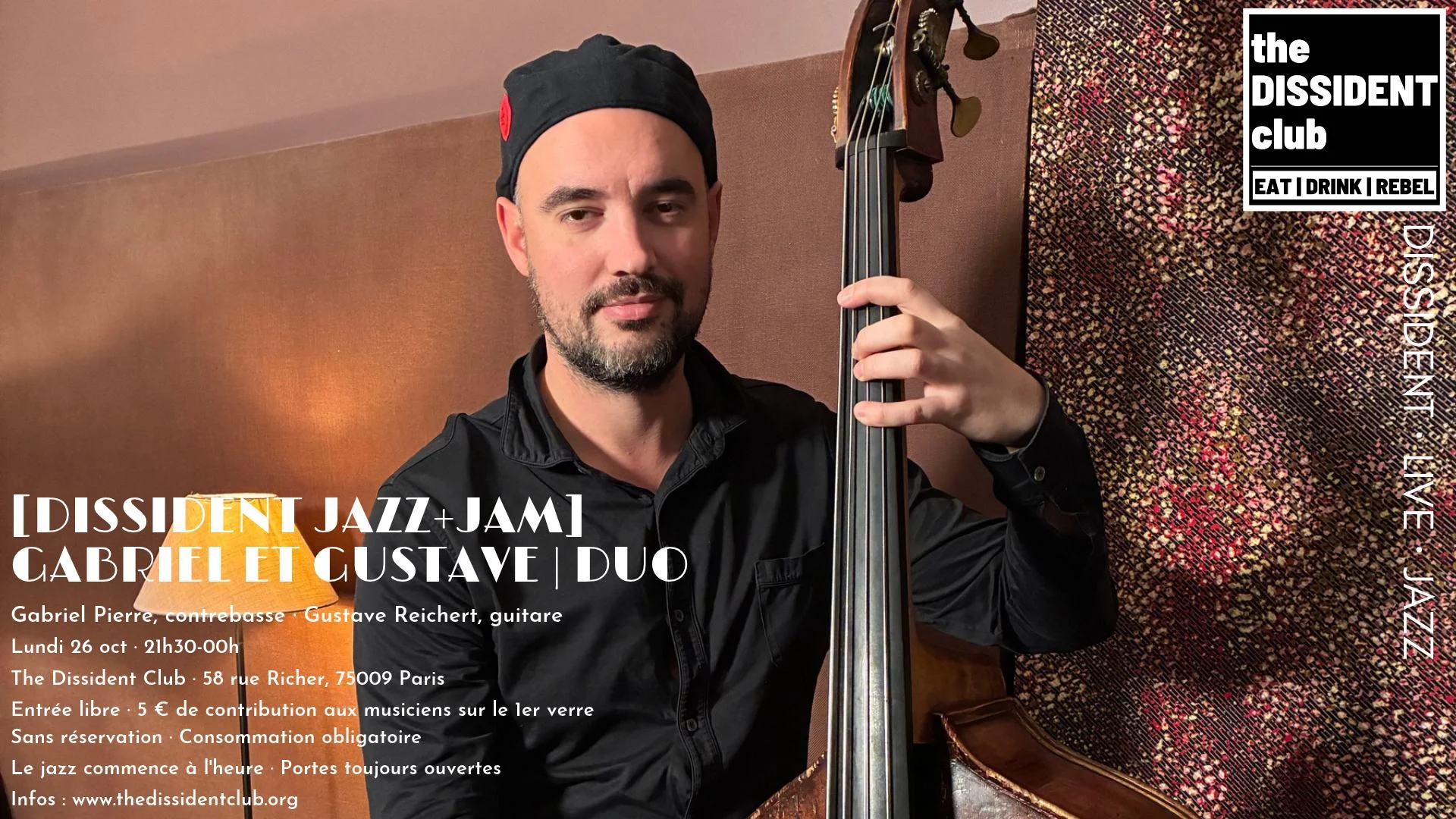 [Dissident Jazz+Jam] Gabriel Et Gustave | Duo Cover