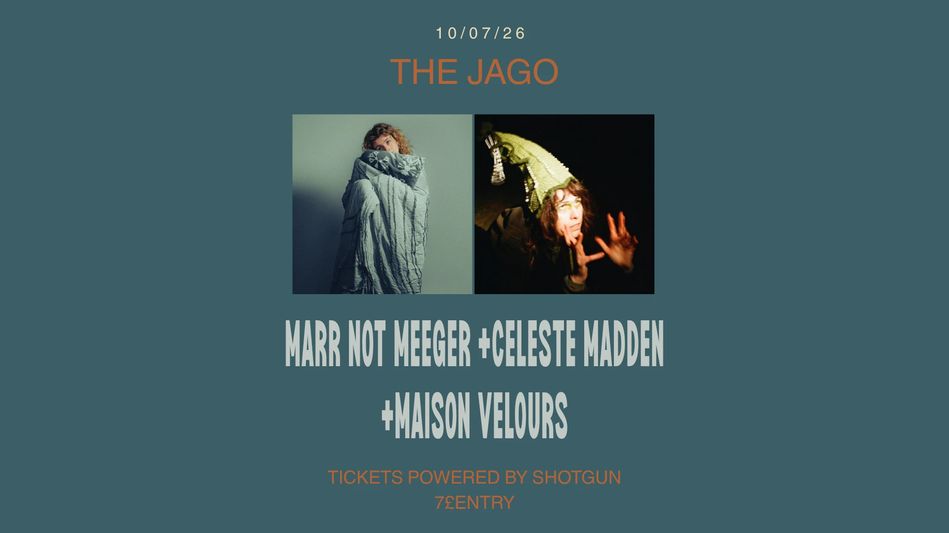 Marr Not Meeger + Celeste Madden + Maison Velours Cover