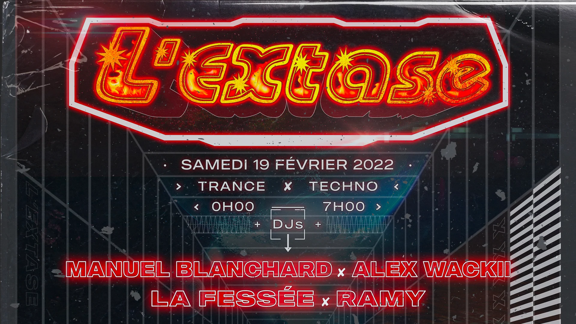 L'extase : Manuel Blanchard ✘ Alex Wackii ✘ La Fessée ✘ Ramy Cover