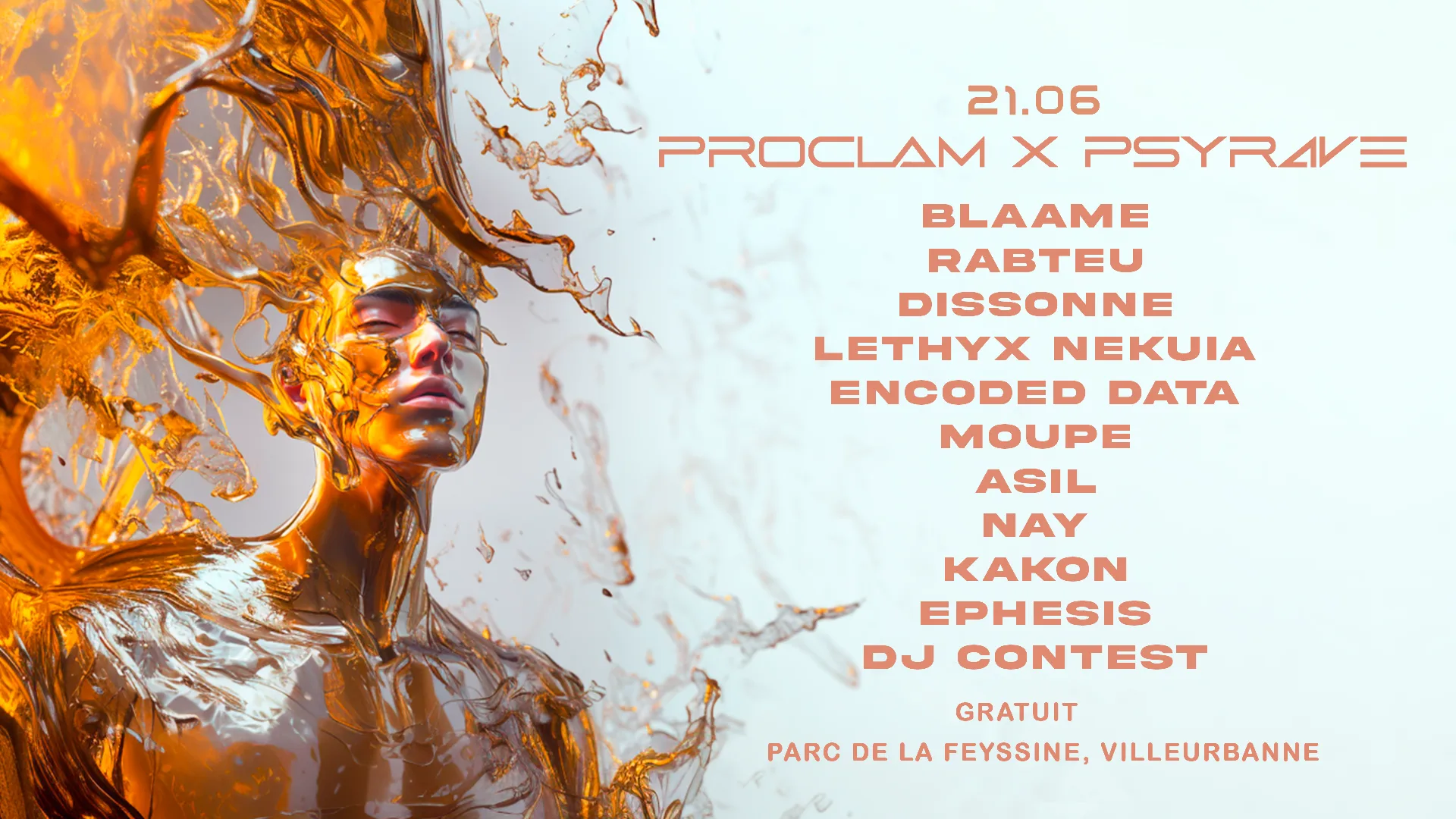 Proclam X Psyrave - Fête De La Musique De Lyon [Gratuit] Cover