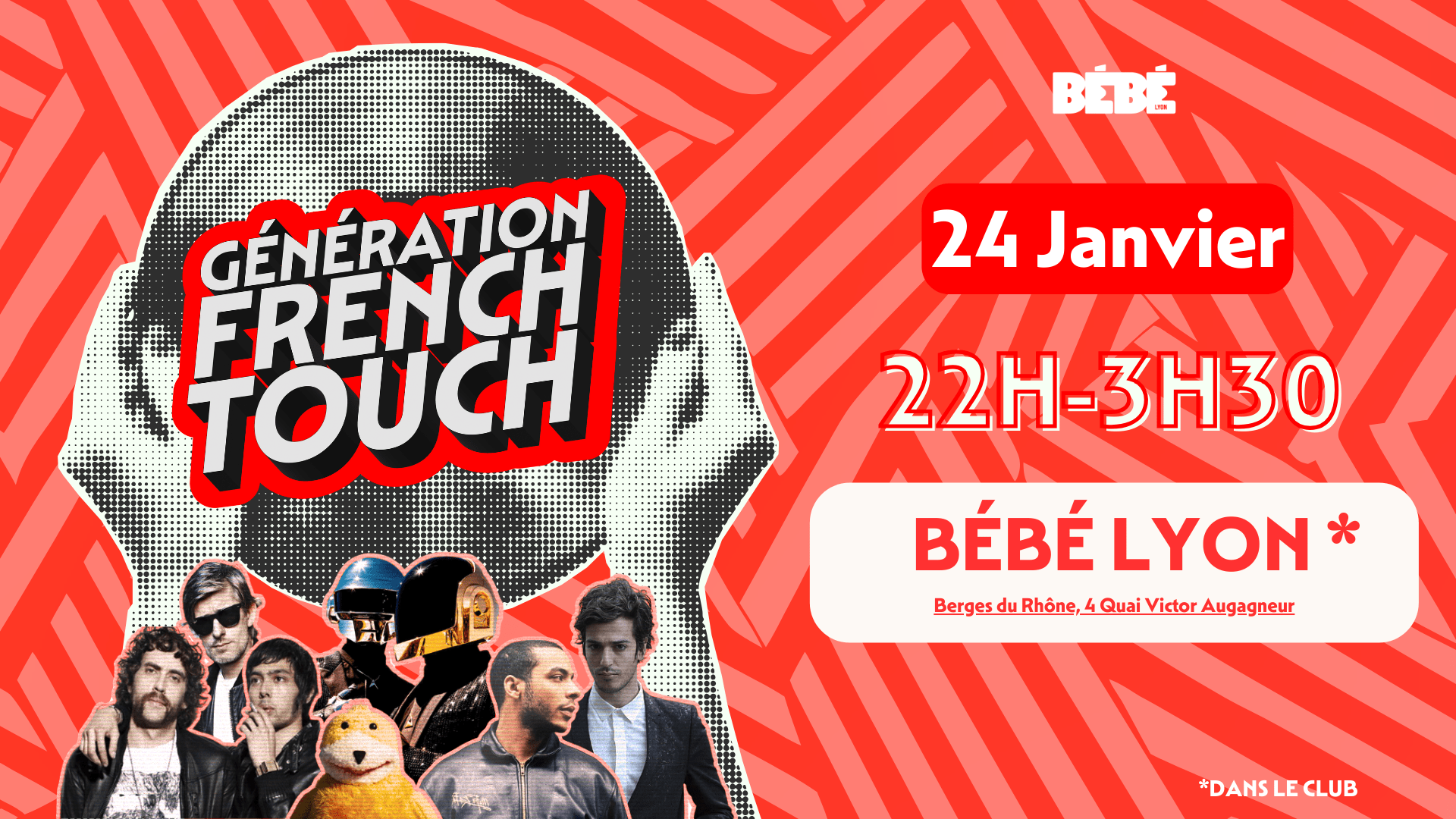 Génération French Touch : Le 24 Janvier Au Bébé Lyon Cover