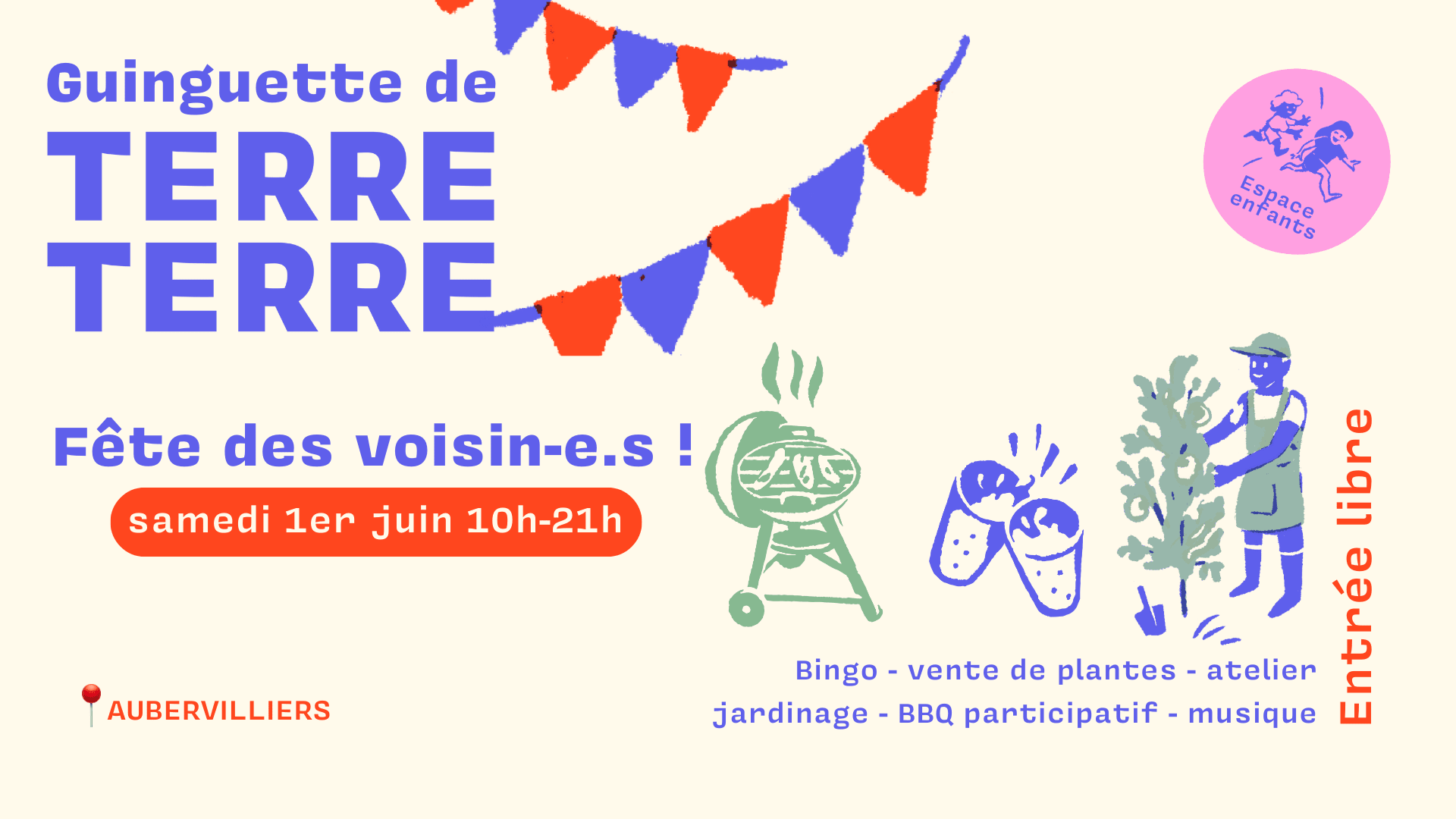 Fête Des Voisin-E.S À Terre Terre ! Cover