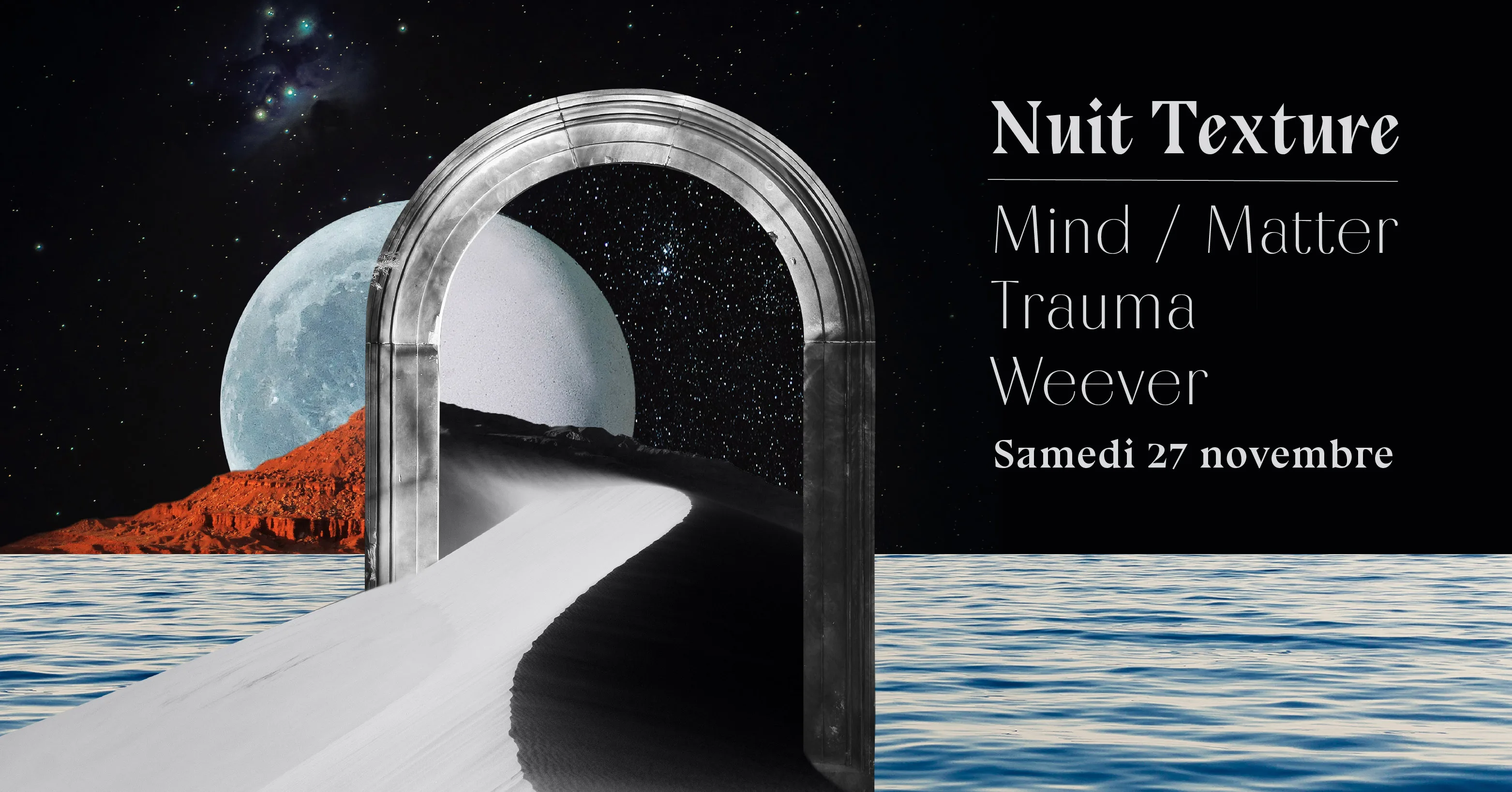 Nuit Texture : Mind / Matter, Trauma, Weever Cover