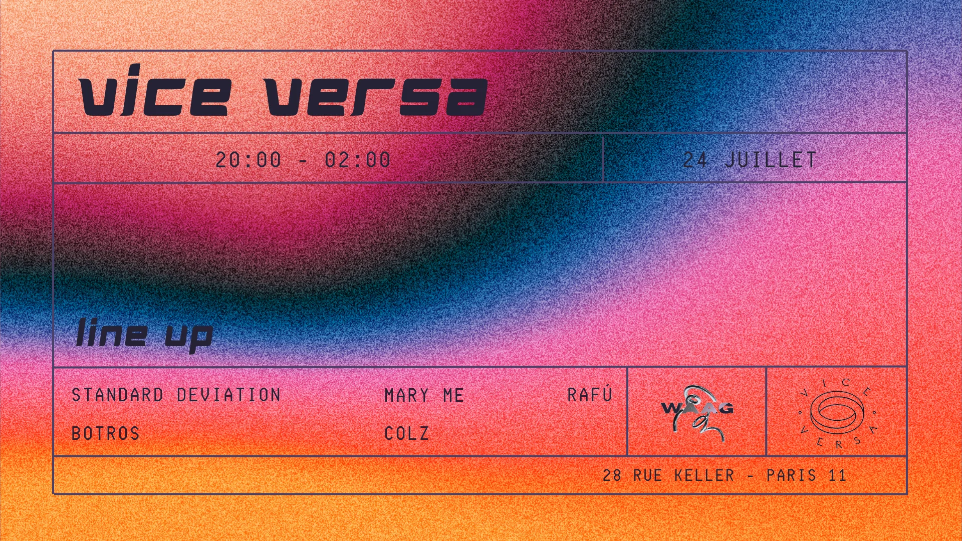 Waag (Till 2am) Au Vice Versa Cover