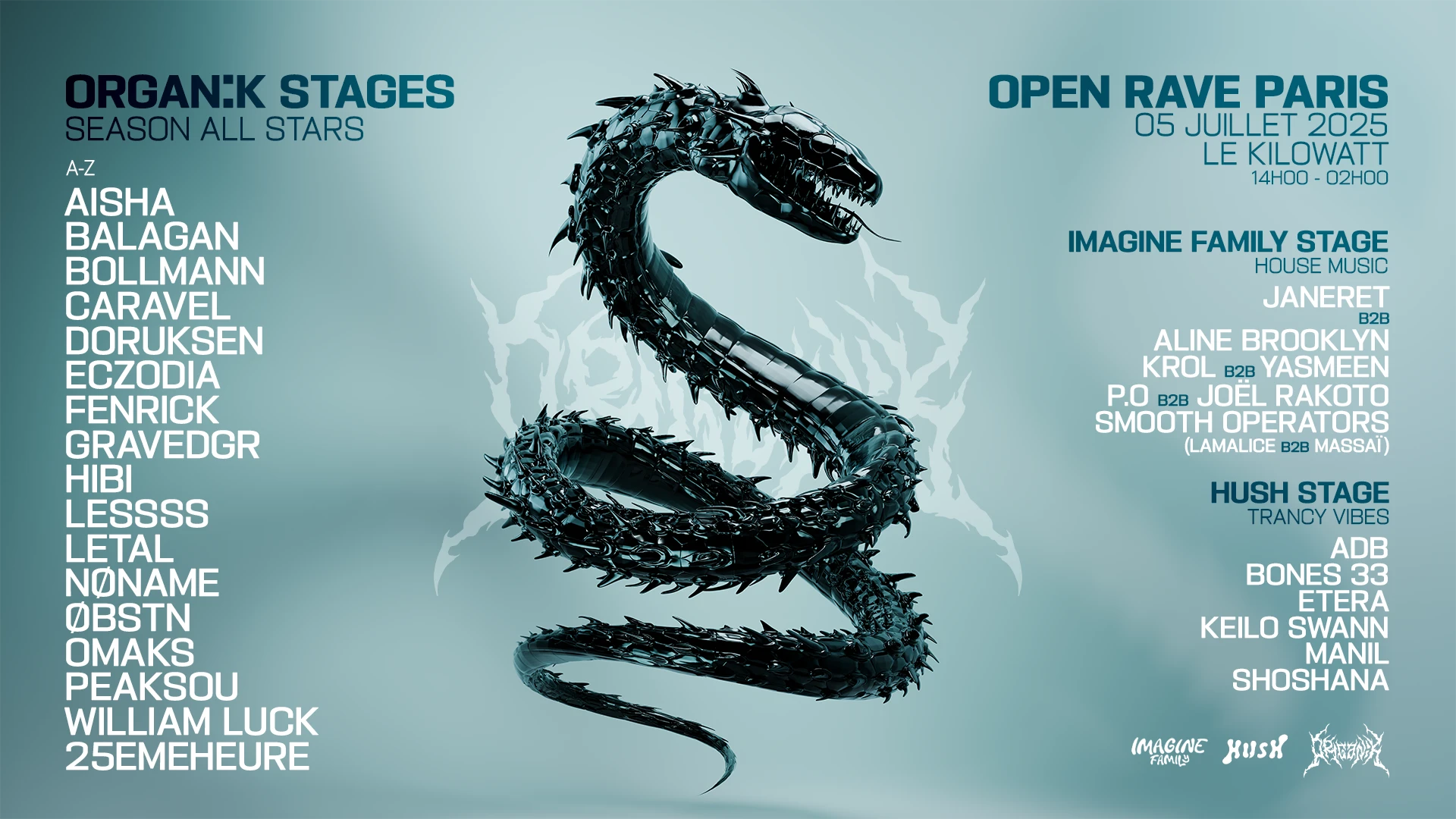 Organïk Xxl : Open Rave 2025 Cover