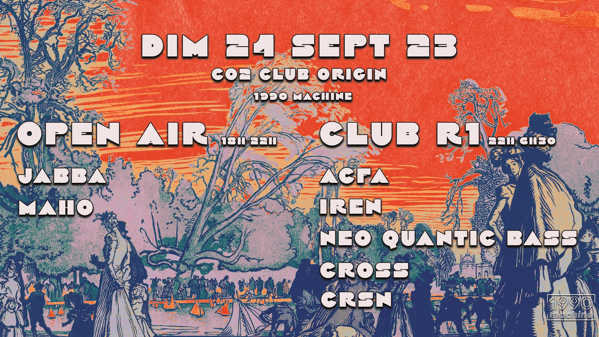 1990machine Présente : Open Air & Club R1 Cover