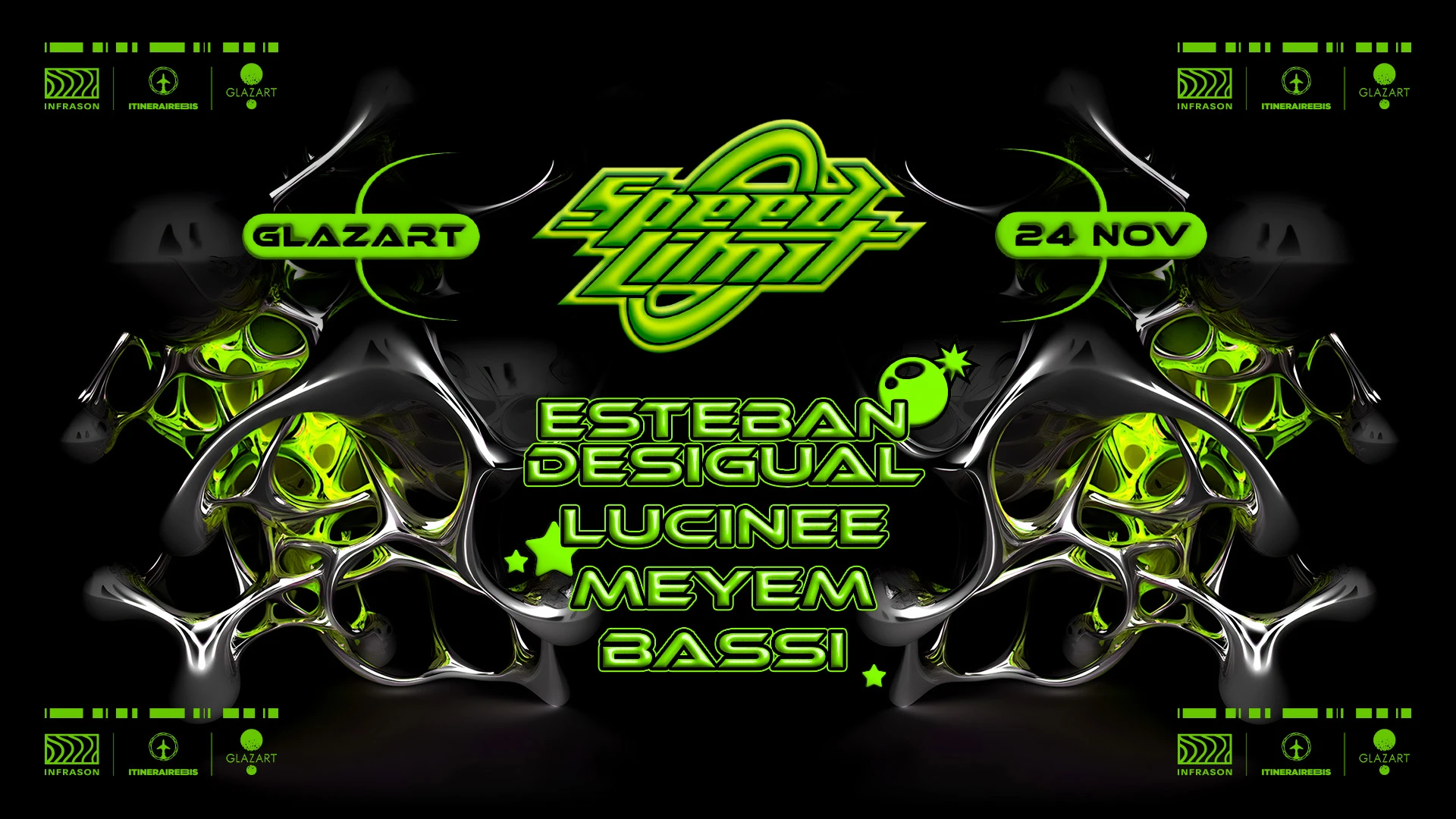 Speed Limit : Esteban Desigual, Lucinee, Meyem, Bassi Cover