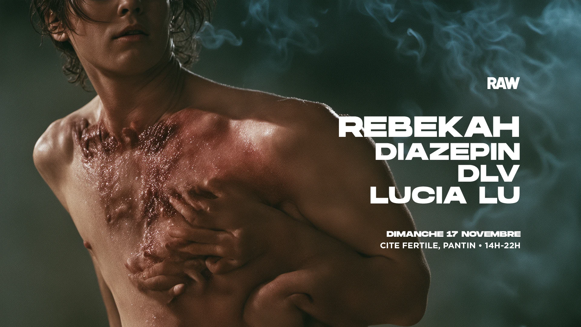 Raw • Rebekah, Lucia Lu, DLV, Diazepin Cover