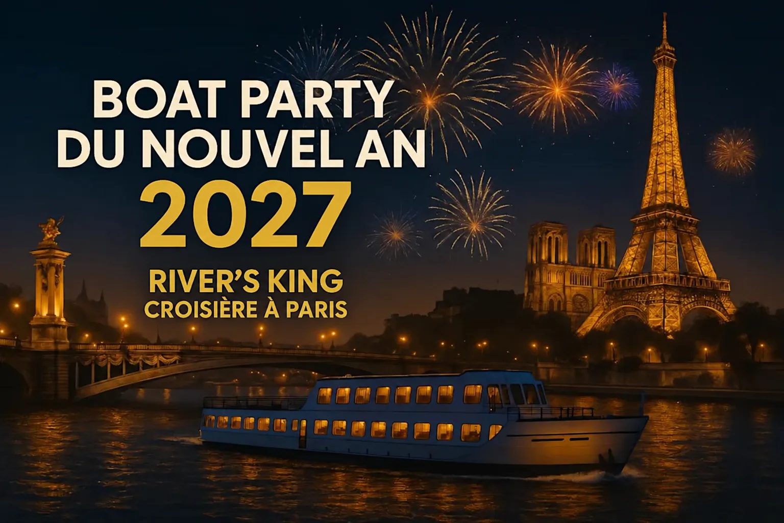 Croisière Boat Party - Nouvel An 2027 Cover