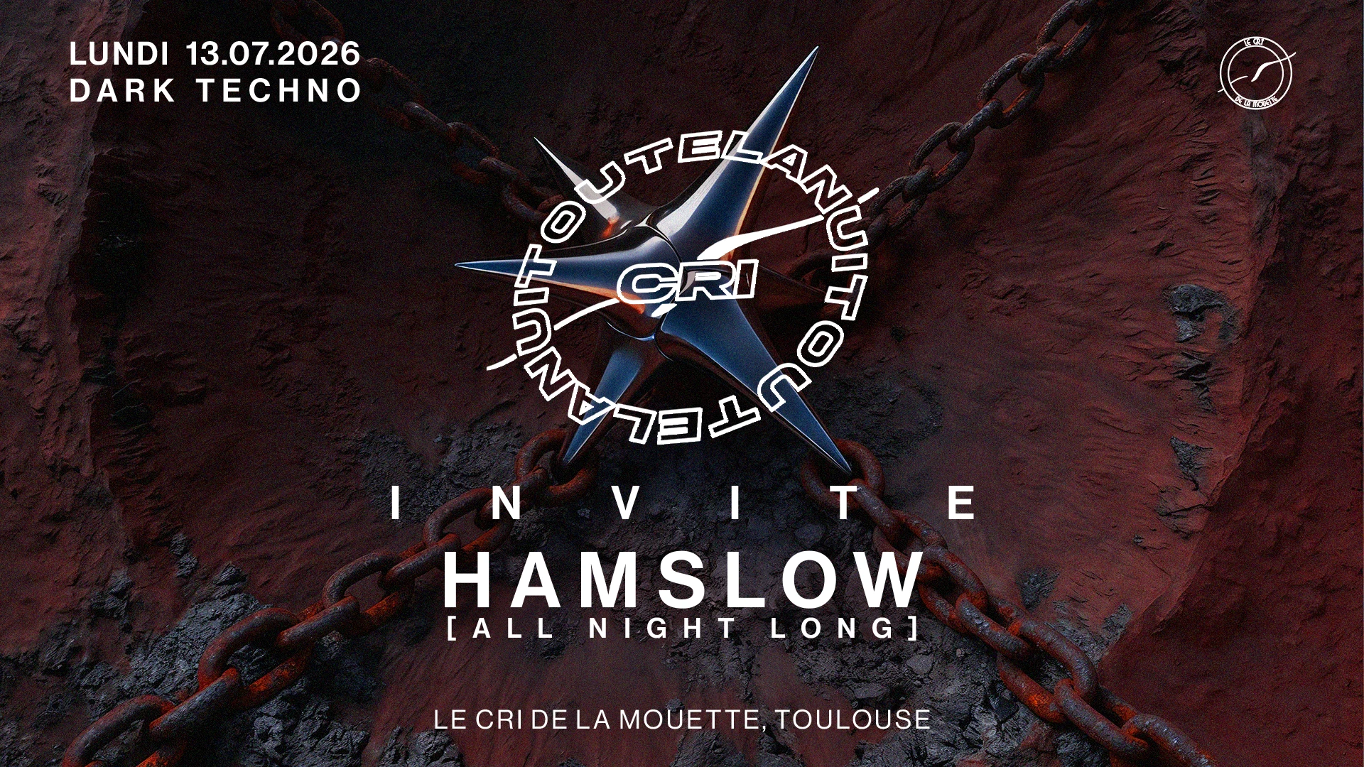 Cri Toute La Nuit Inv. Hamslow (Veille De Jour Férié) Cover