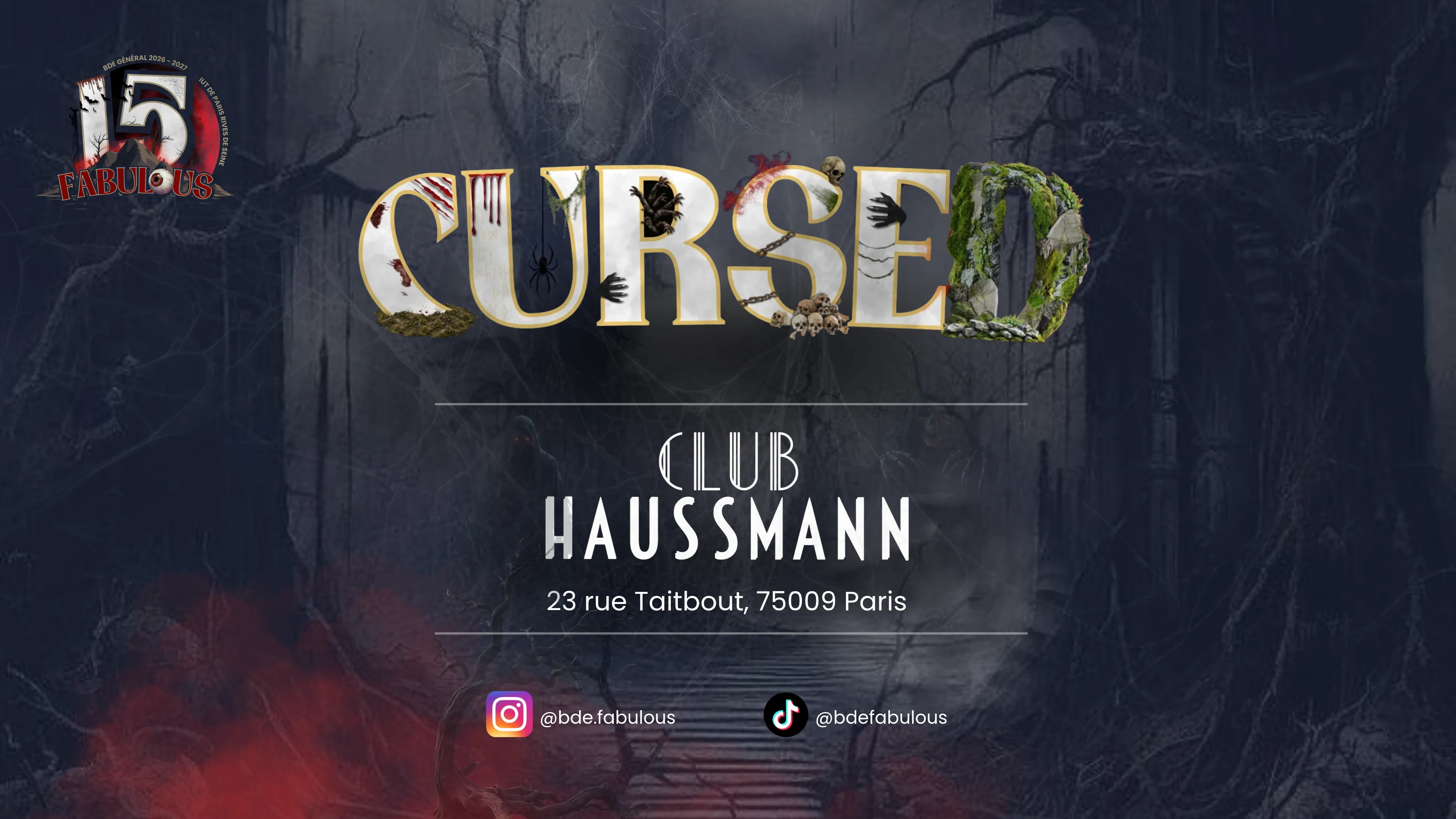 Cursed Halloween - Club Haussmann Cover