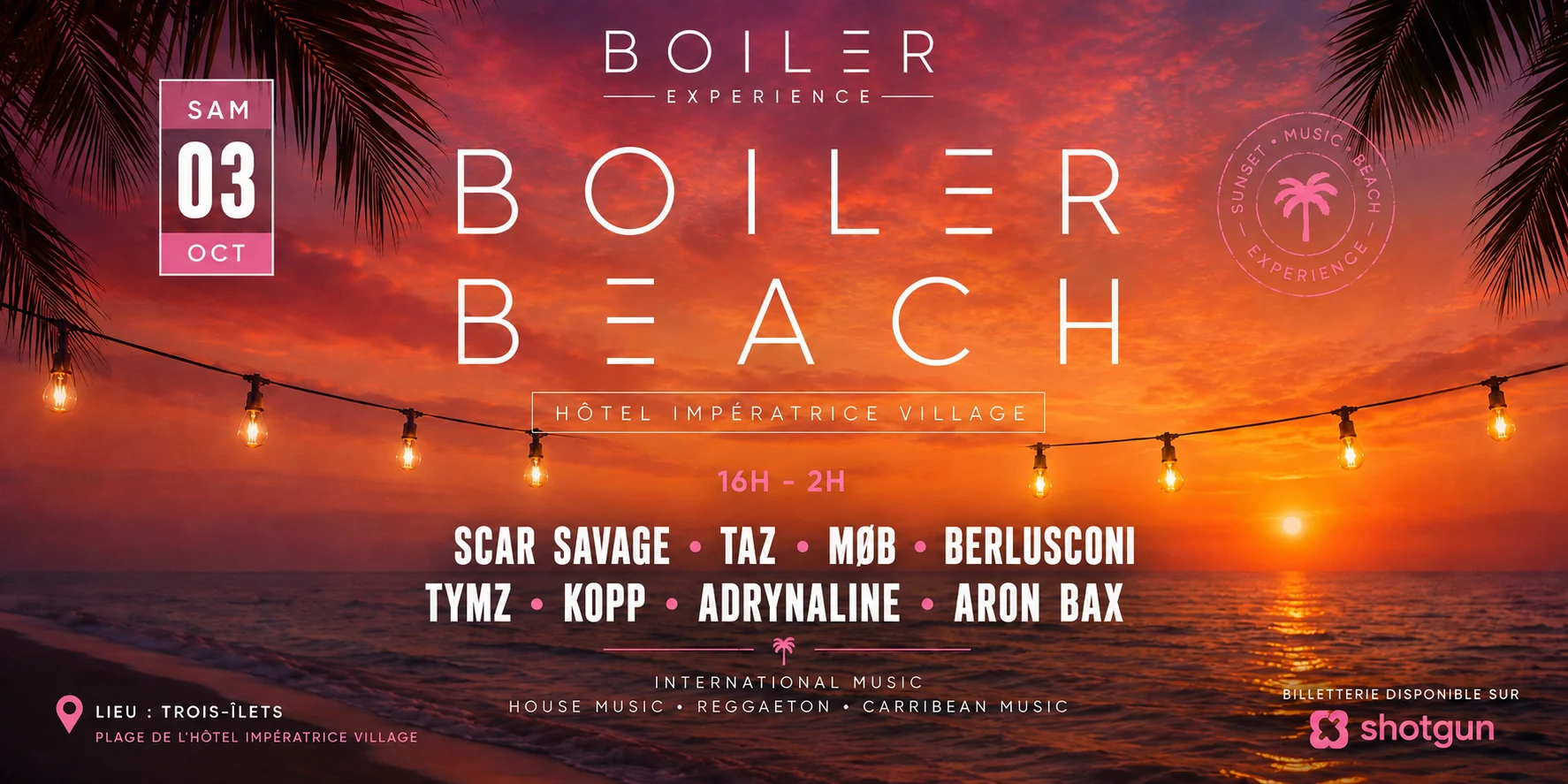 Boiler Beach Opening Saison 2026-2027 Cover