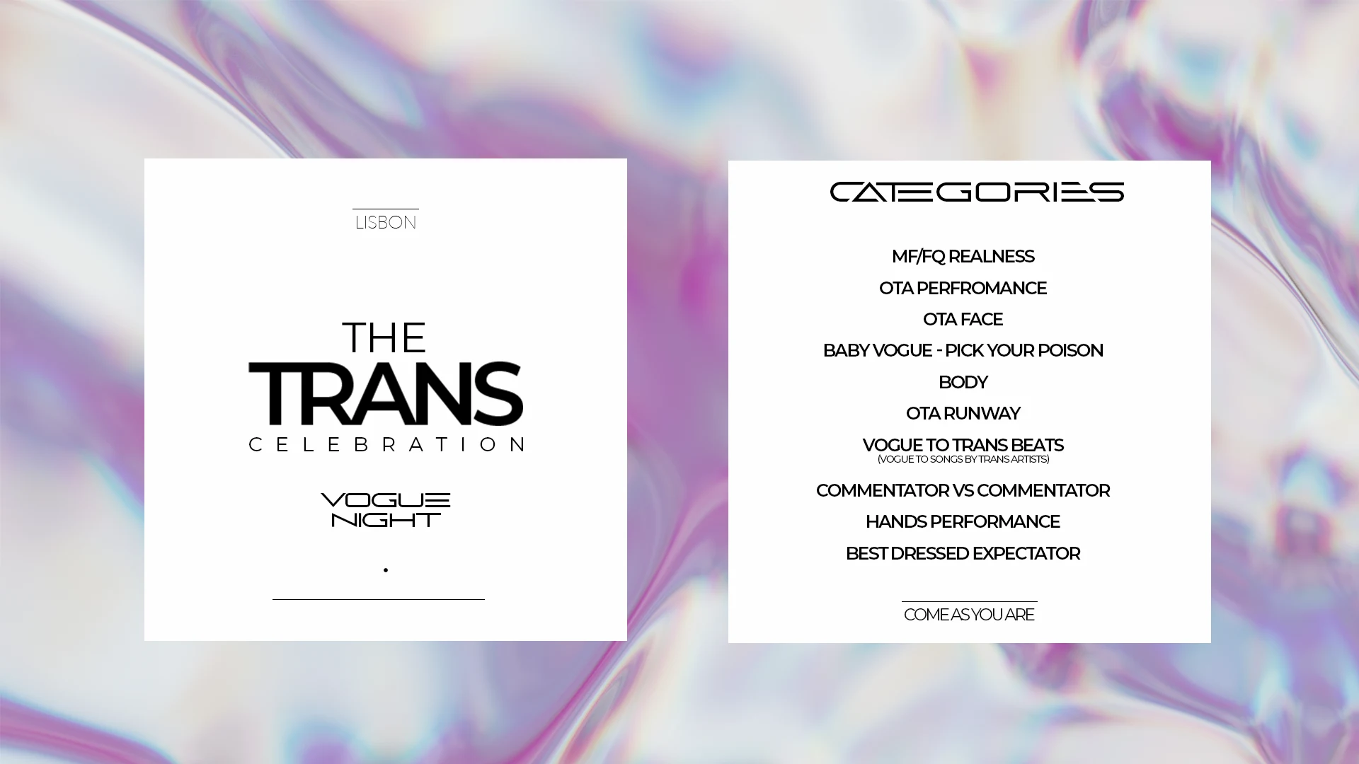 The Trans Celebration Cover
