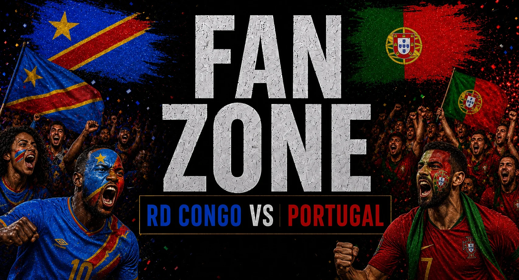 Watch & After Party - Rd Congo Vs Portugal. Cover