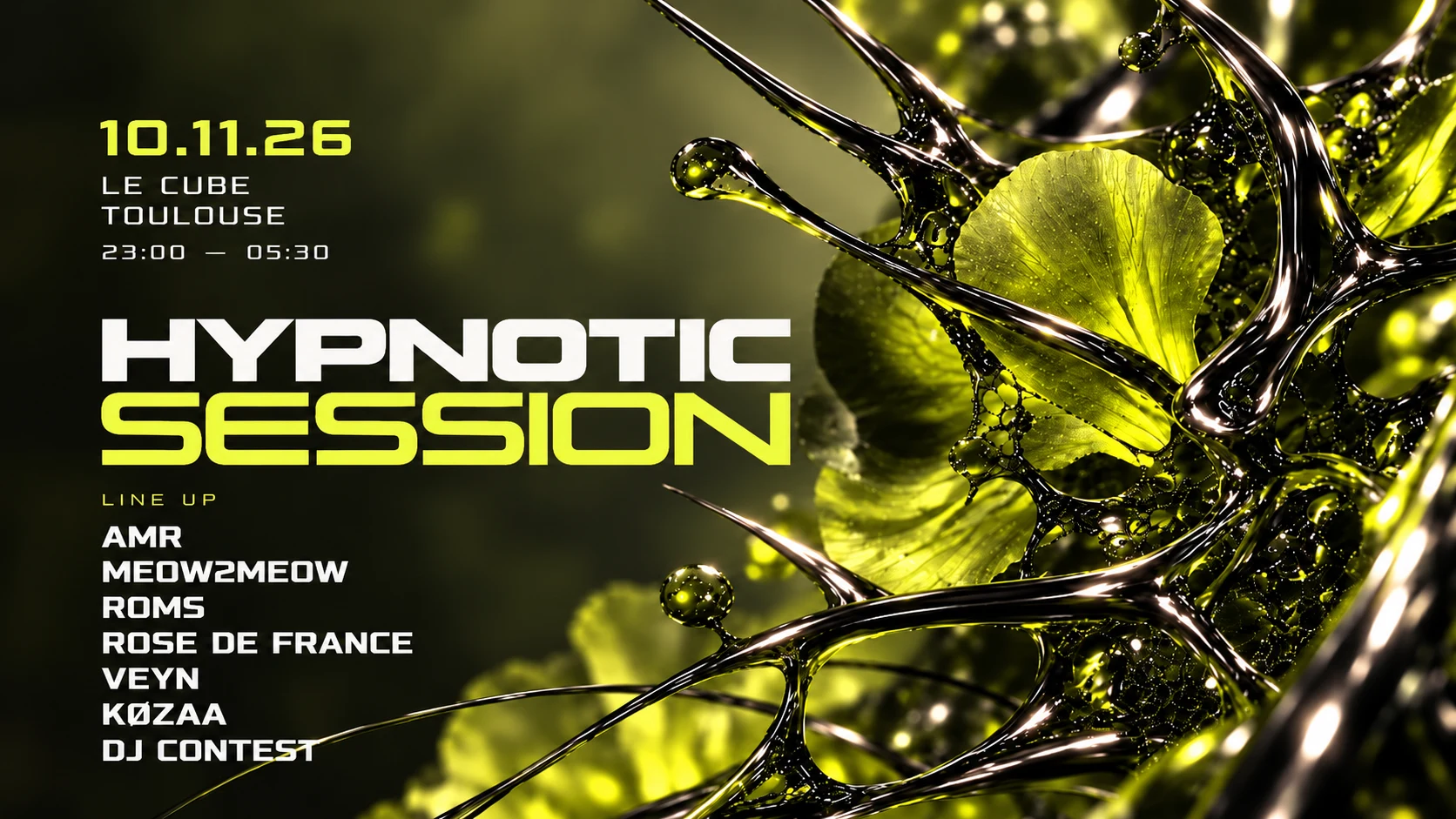 Hypnotic Session - Le Cube , Toulouse Cover