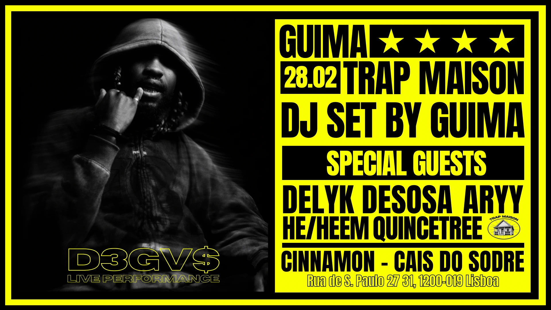 Trap Maison & Guima Present: D3gvs Show Cover