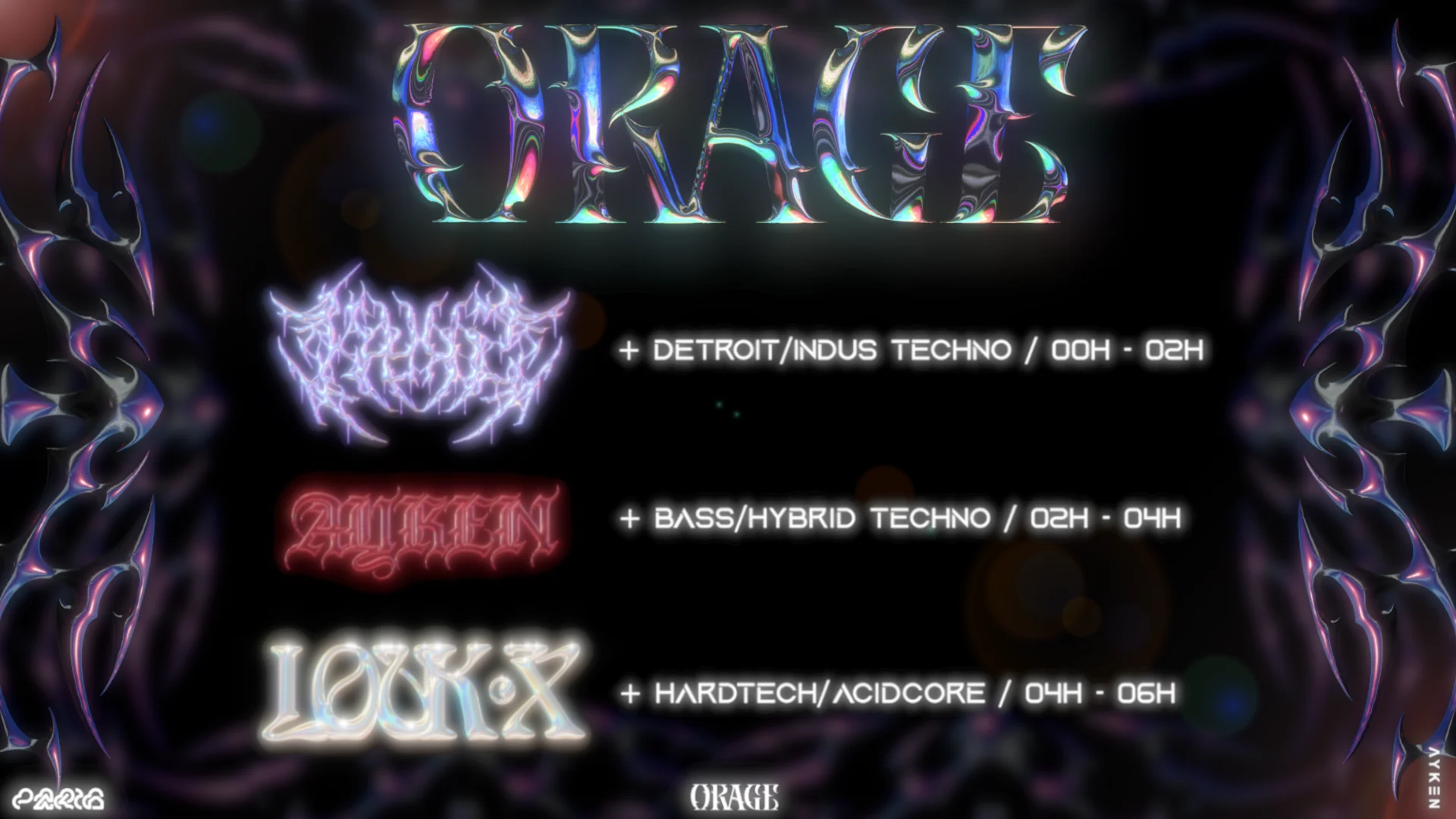Orage Presents : “Ouragan” #3 Cover