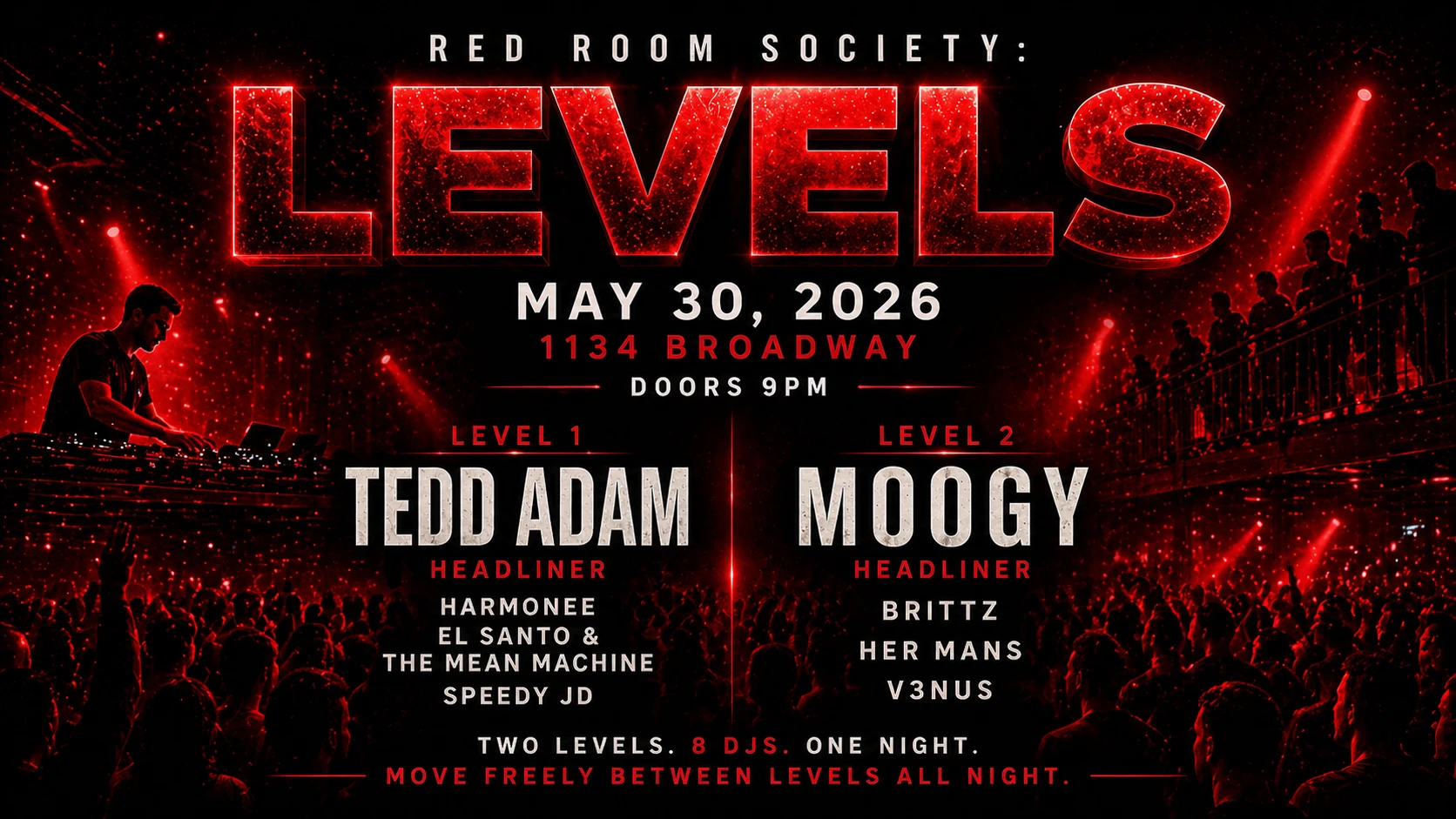 Red Room Society Presents: Levels Cover