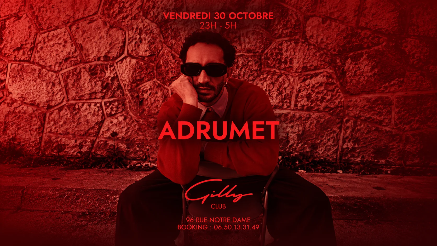 Gilly Club - Adrumet Vendredi 30 Octobre Cover