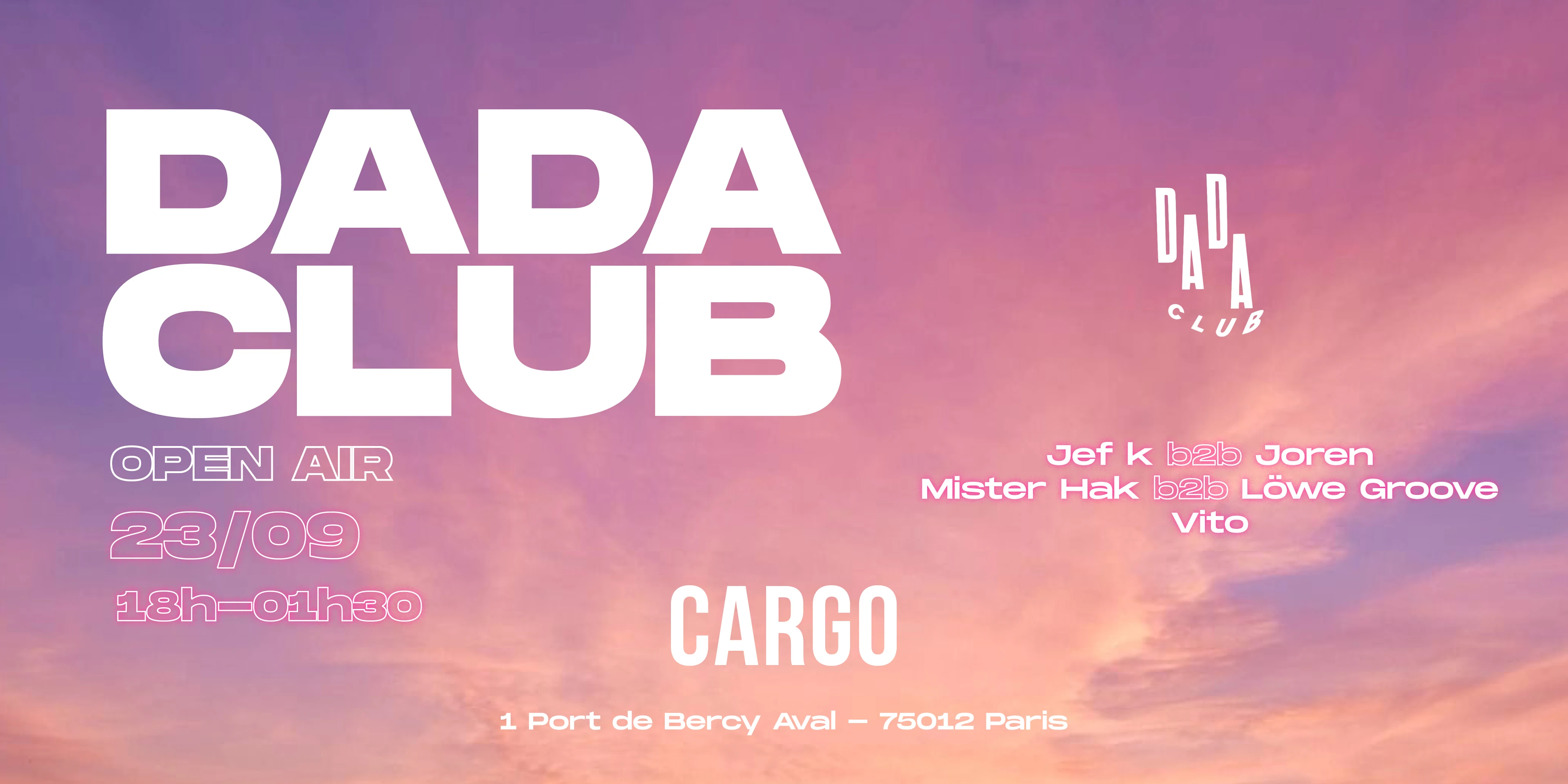 Dada Club Open Air !  Cover
