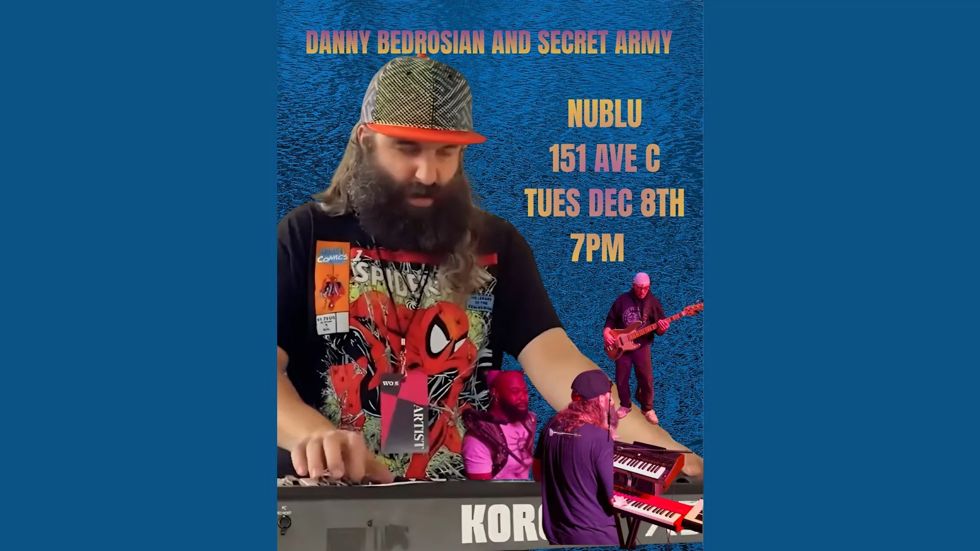 Danny Bedrosian And Secret Army Cover