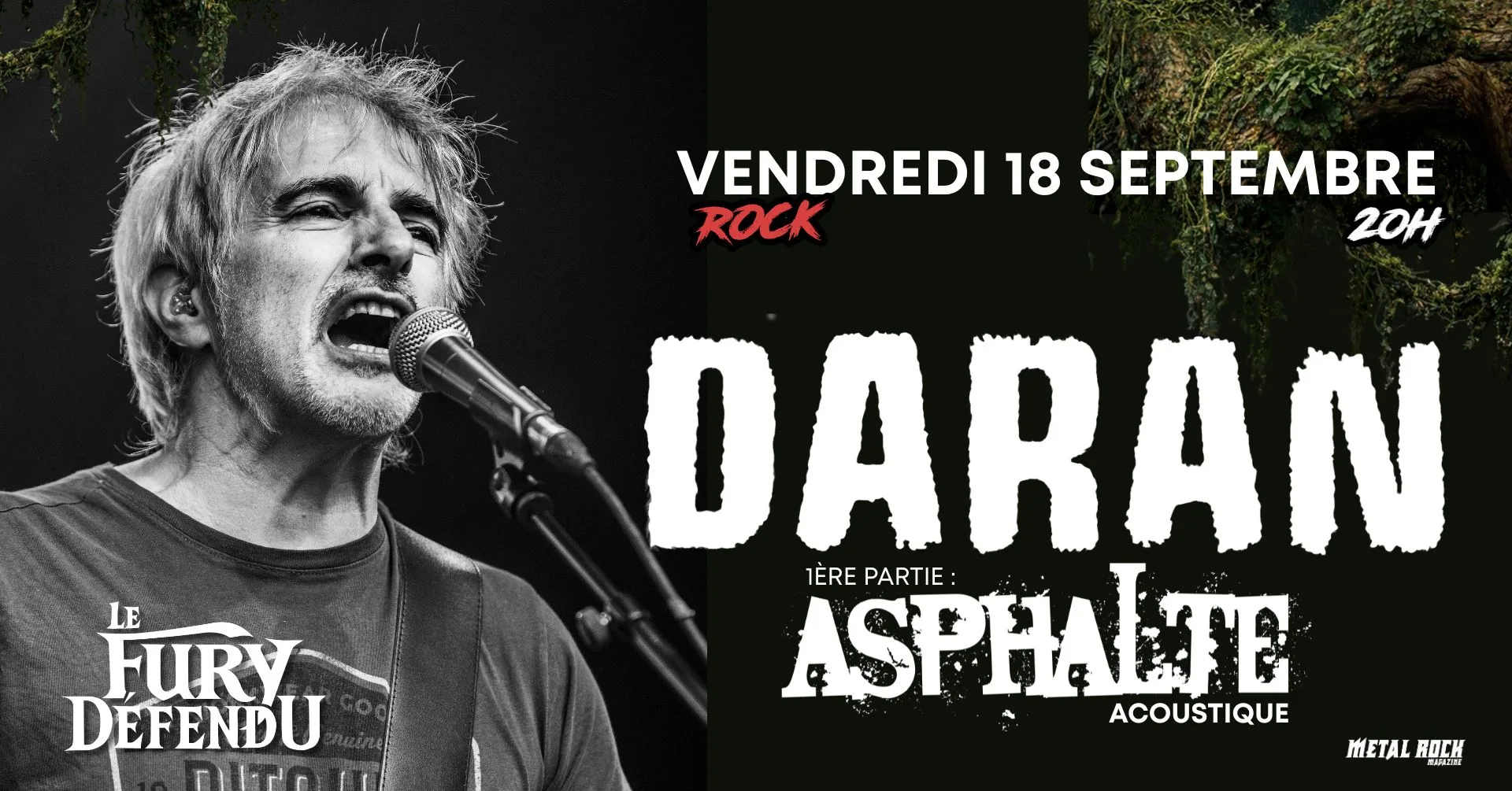 Daran / Asphalte // Le Fury Défendu Cover
