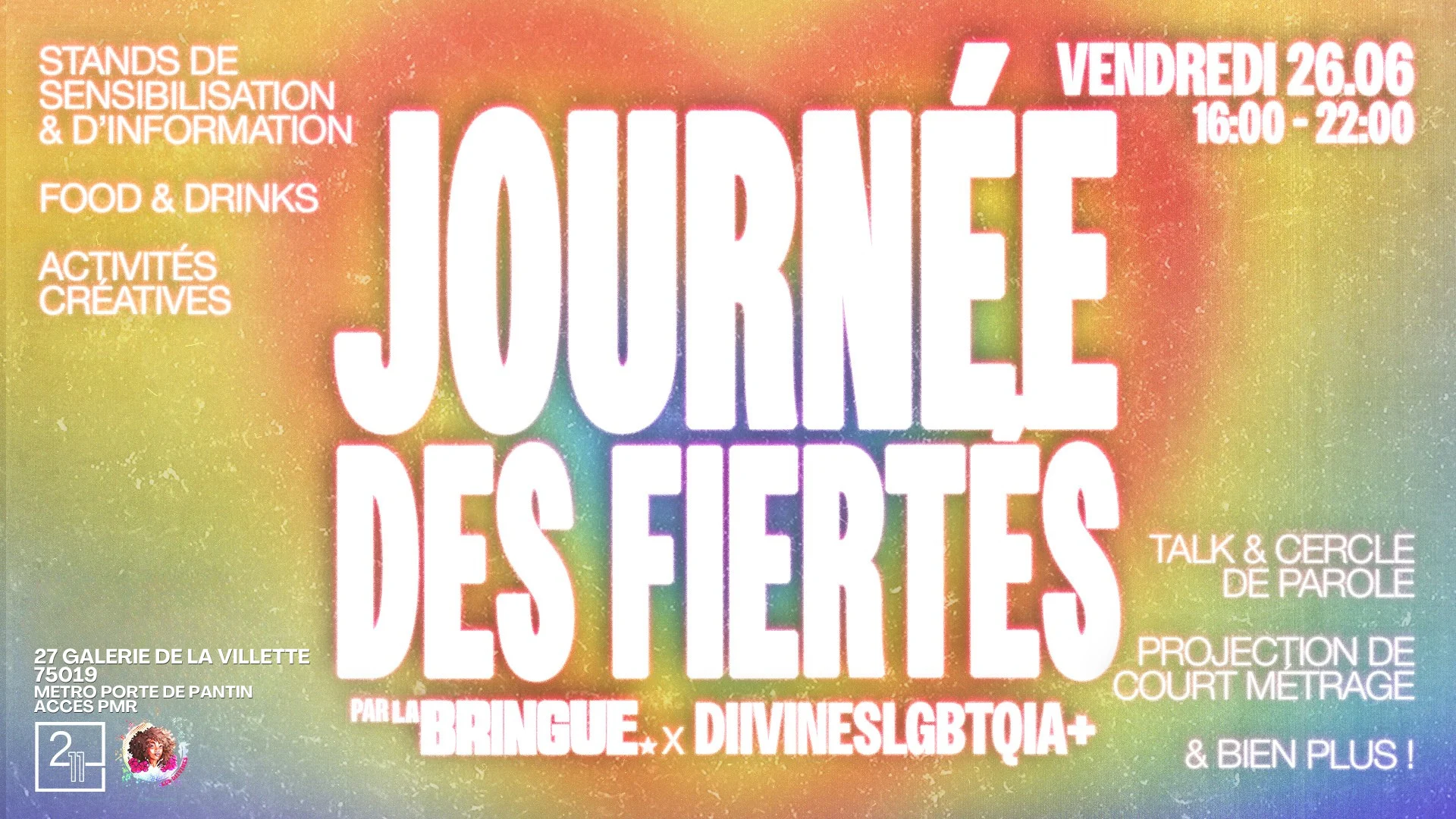 Journée Des Fiertés - La Bringue X Diivines Lgbtqia+ Cover