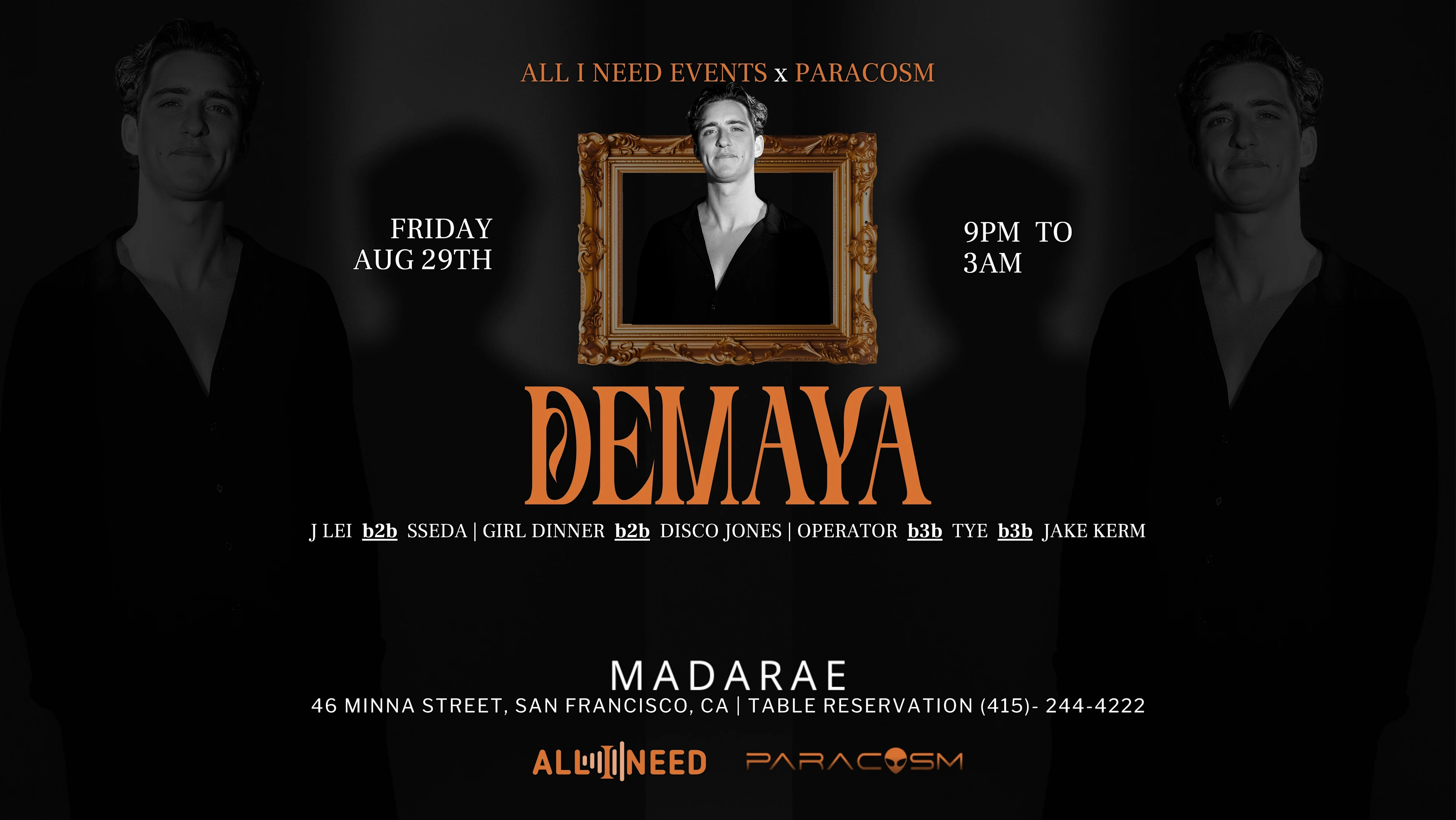 Demaya [Afro House] At Madarae Nightclub San Francisco Cover