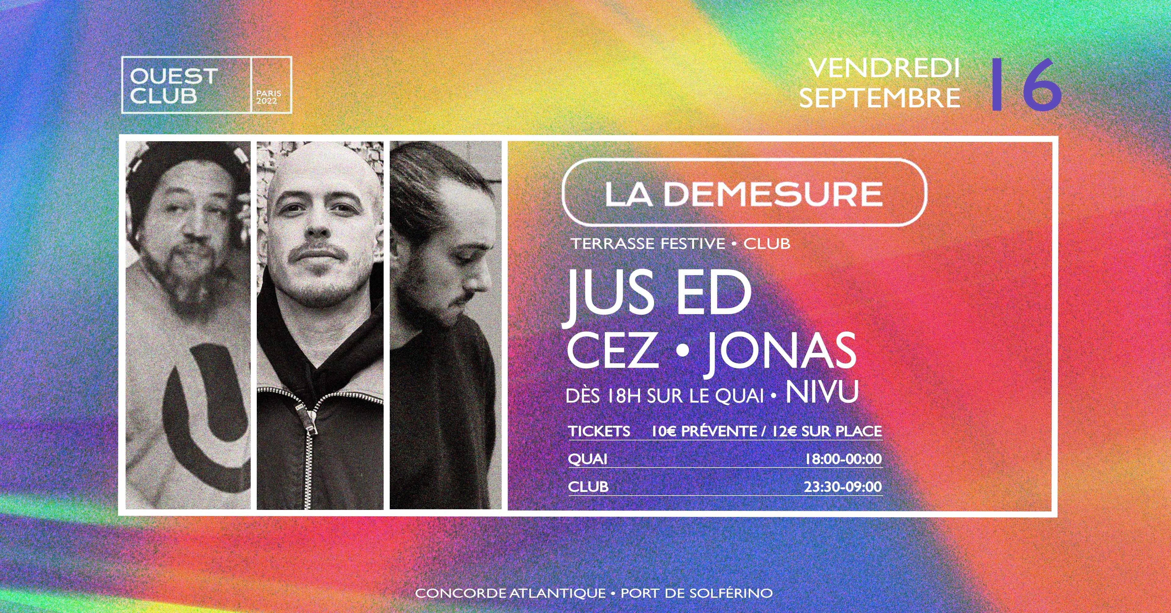 Démesure - Jus Ed / Cez / Jonas  Cover