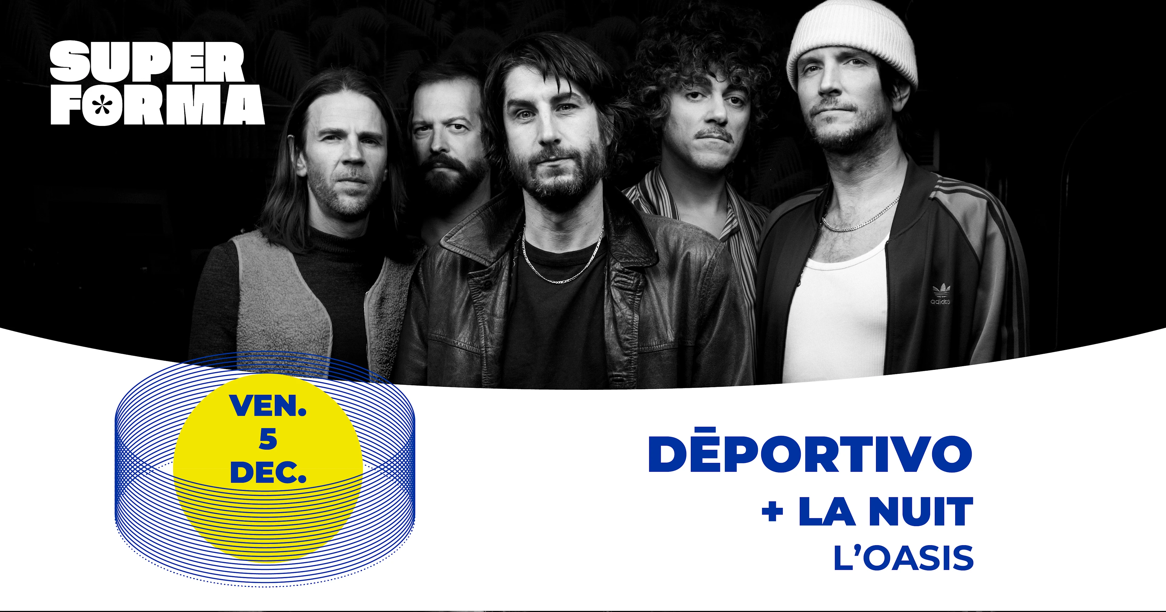 Deportivo + La Nuit | L'oasis • Le Mans Cover