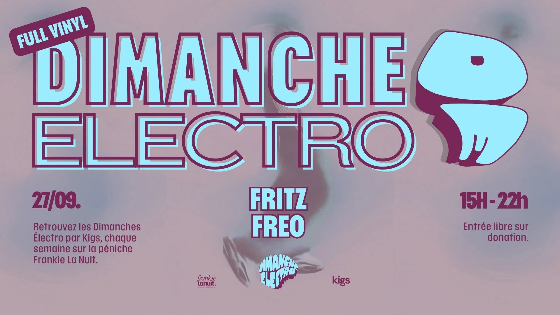 Dimanche Electro #21 Invite Freo & Fritz Cover
