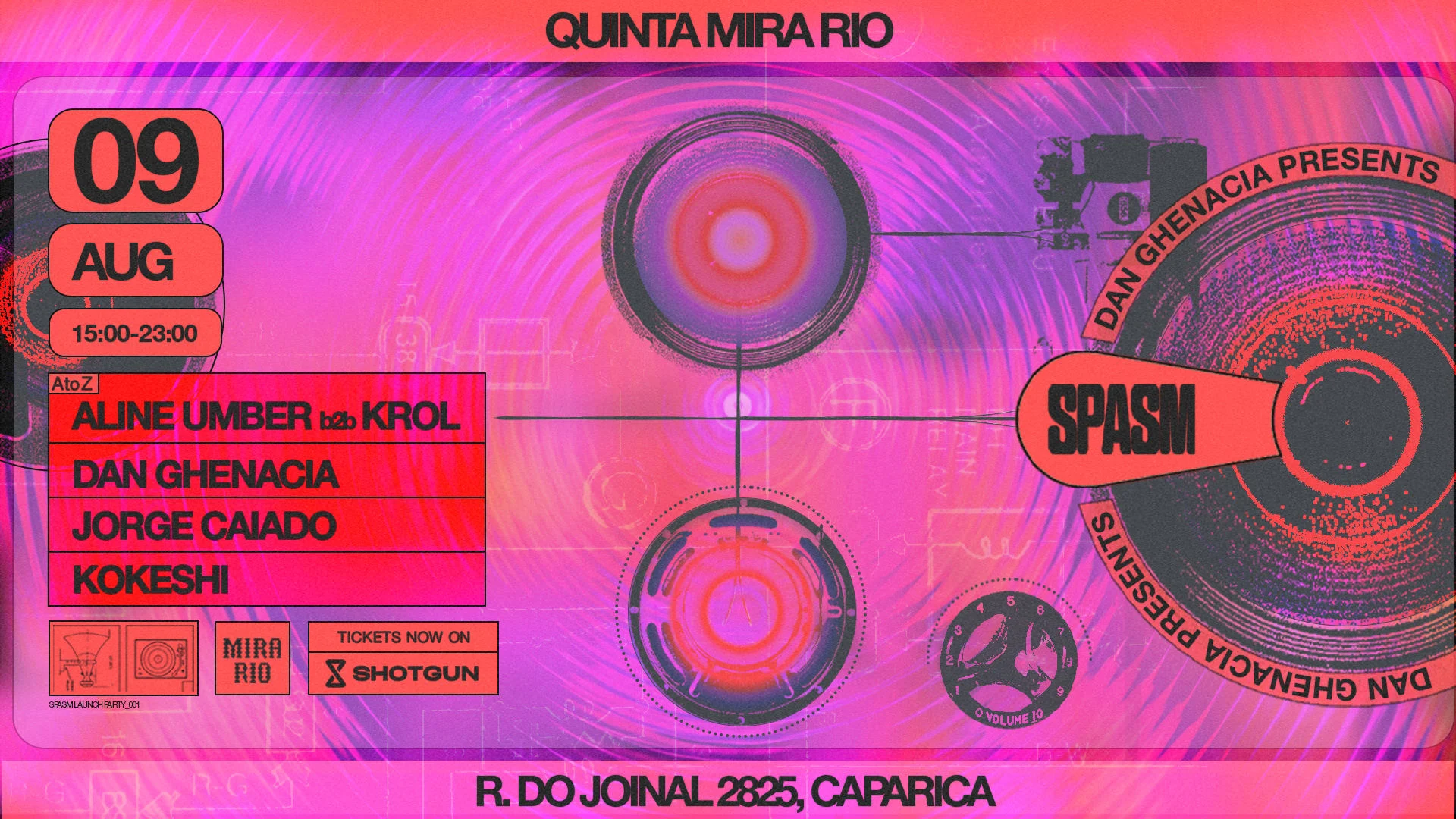 Spasm X Mira Rio W/ Dan Ghenacia, Aline Umber & More Cover