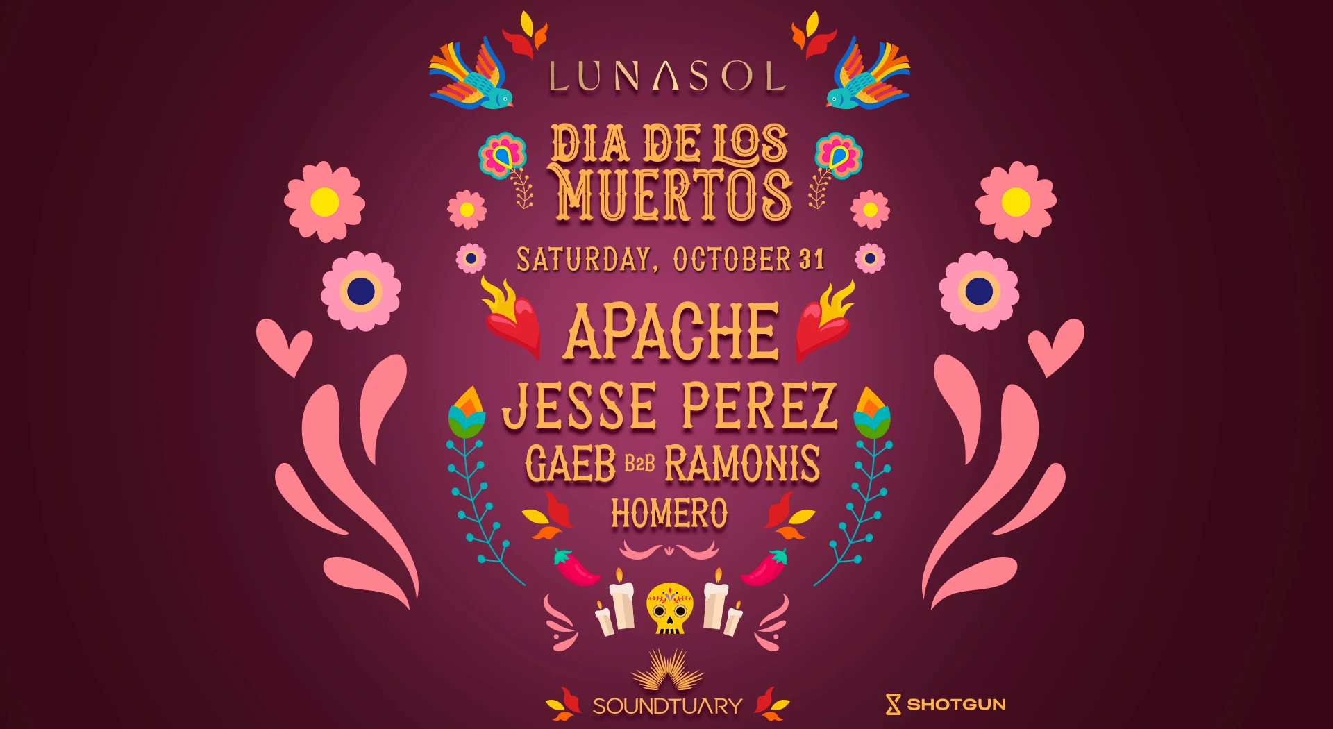 Día De Los Muertos X Lunasol Cover